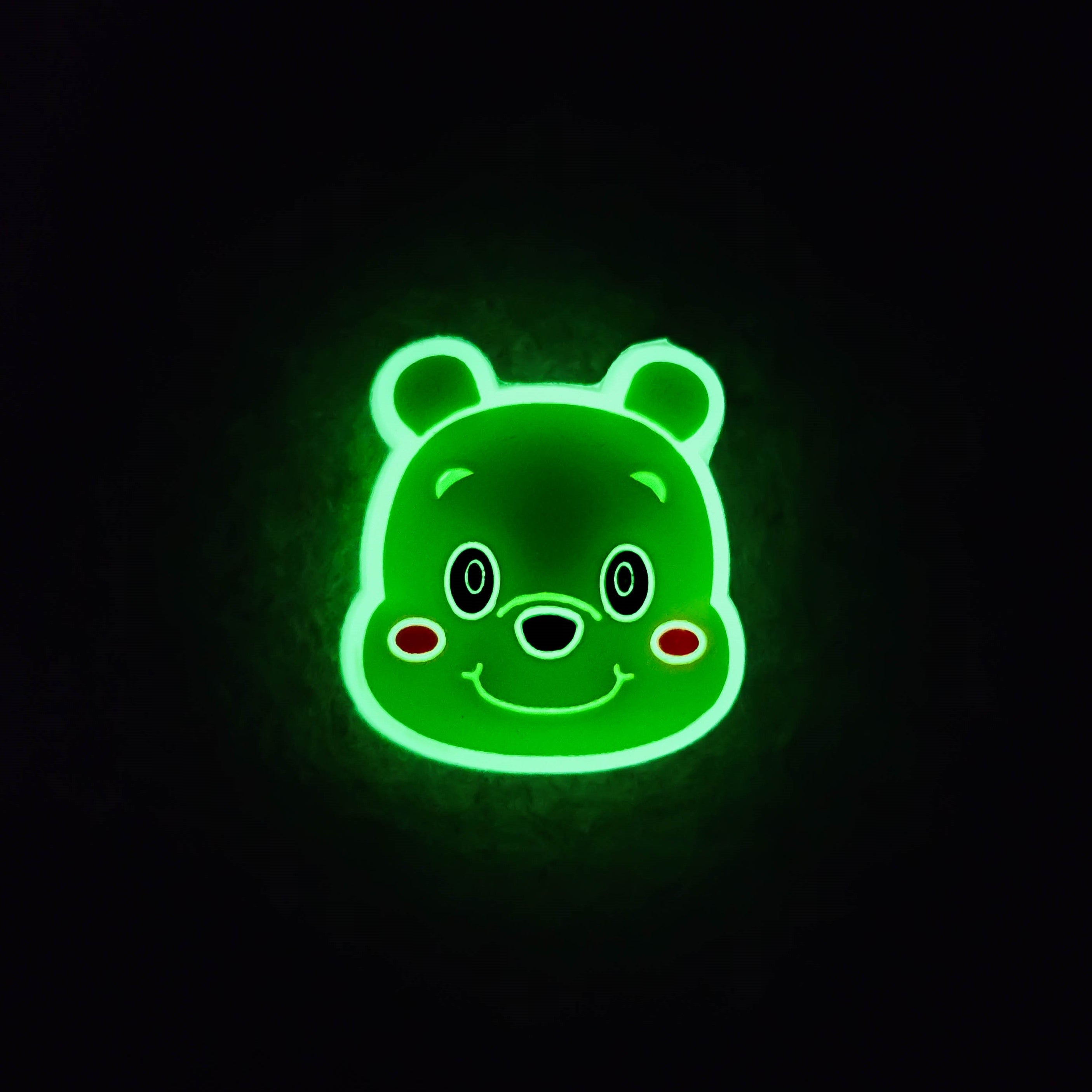 Honey Bear Glowing Shoe Charm