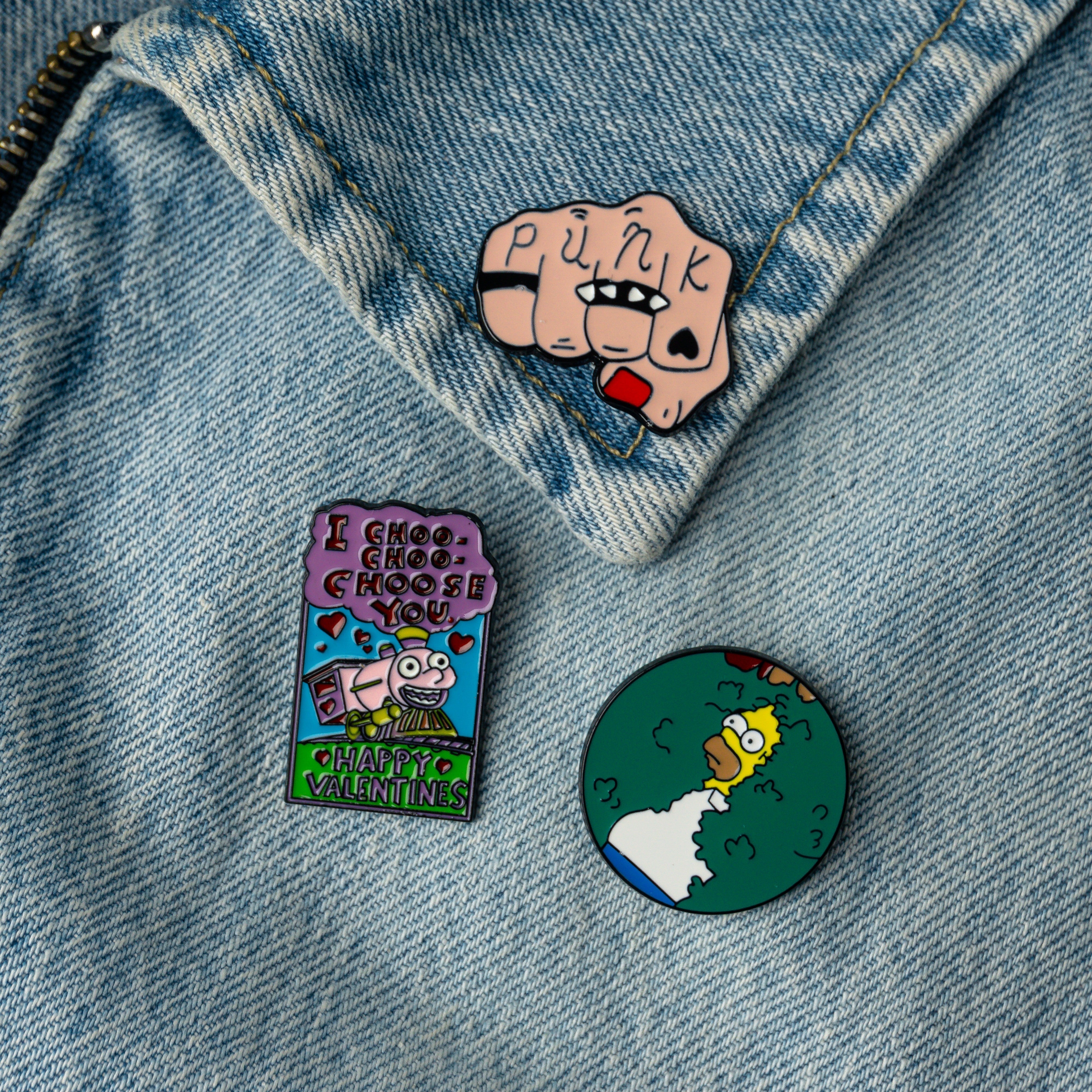 Punk Fist Enamel Pin