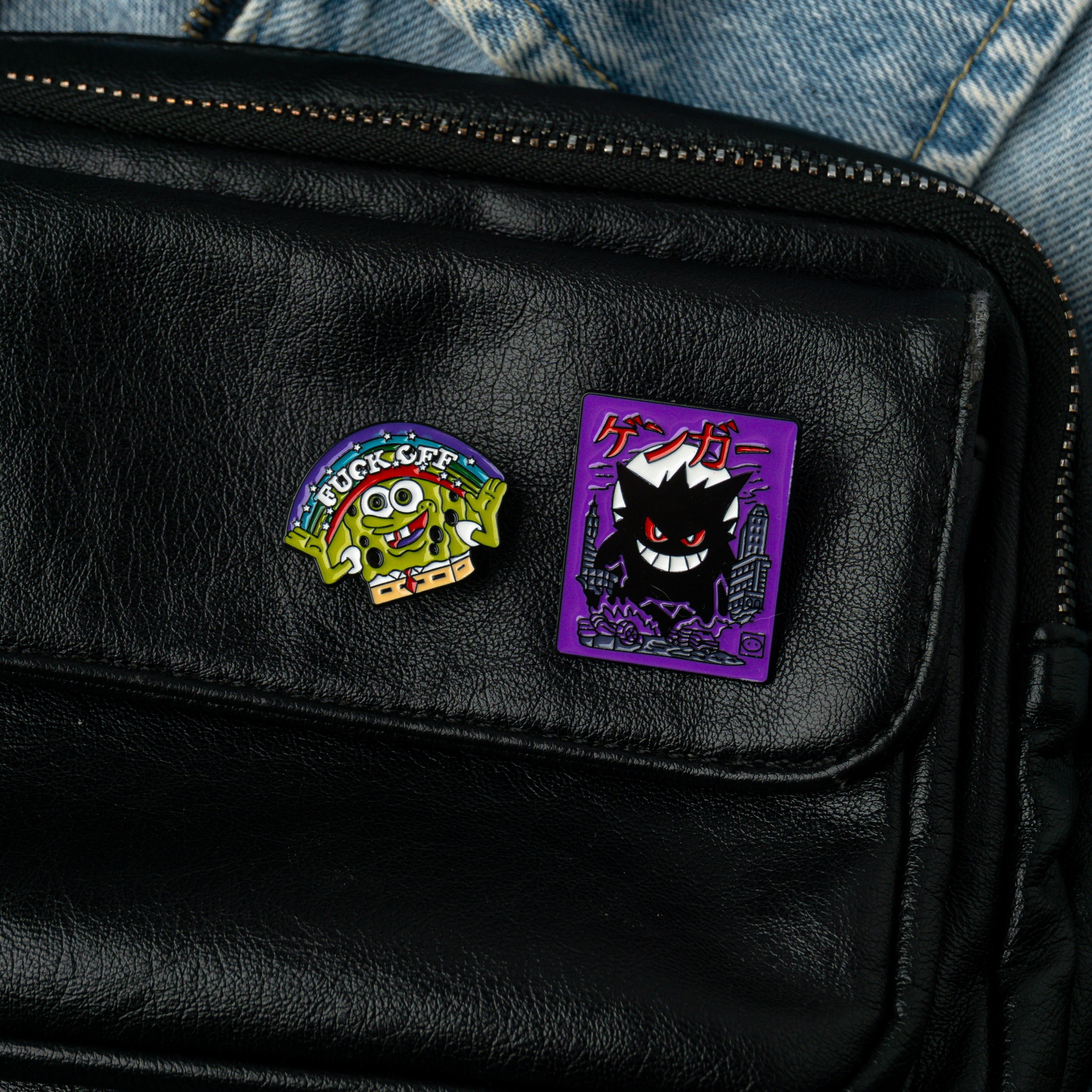 Funny SpongeBob Enamel Pin