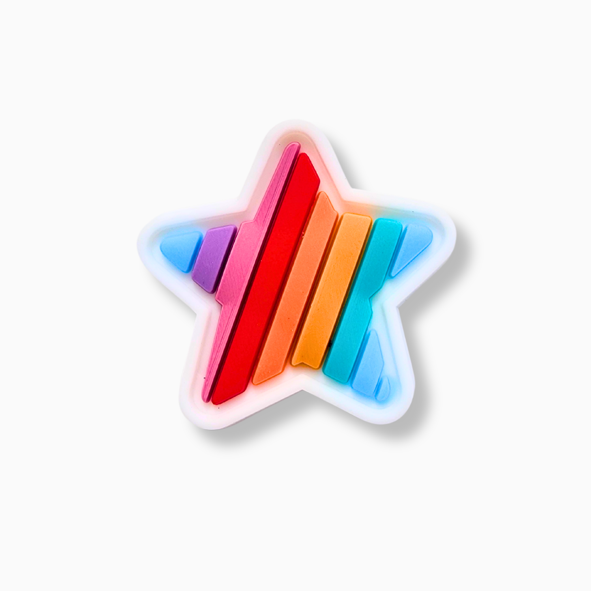 Rainbow star charm