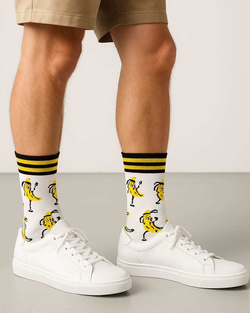 Banana Karate Socks