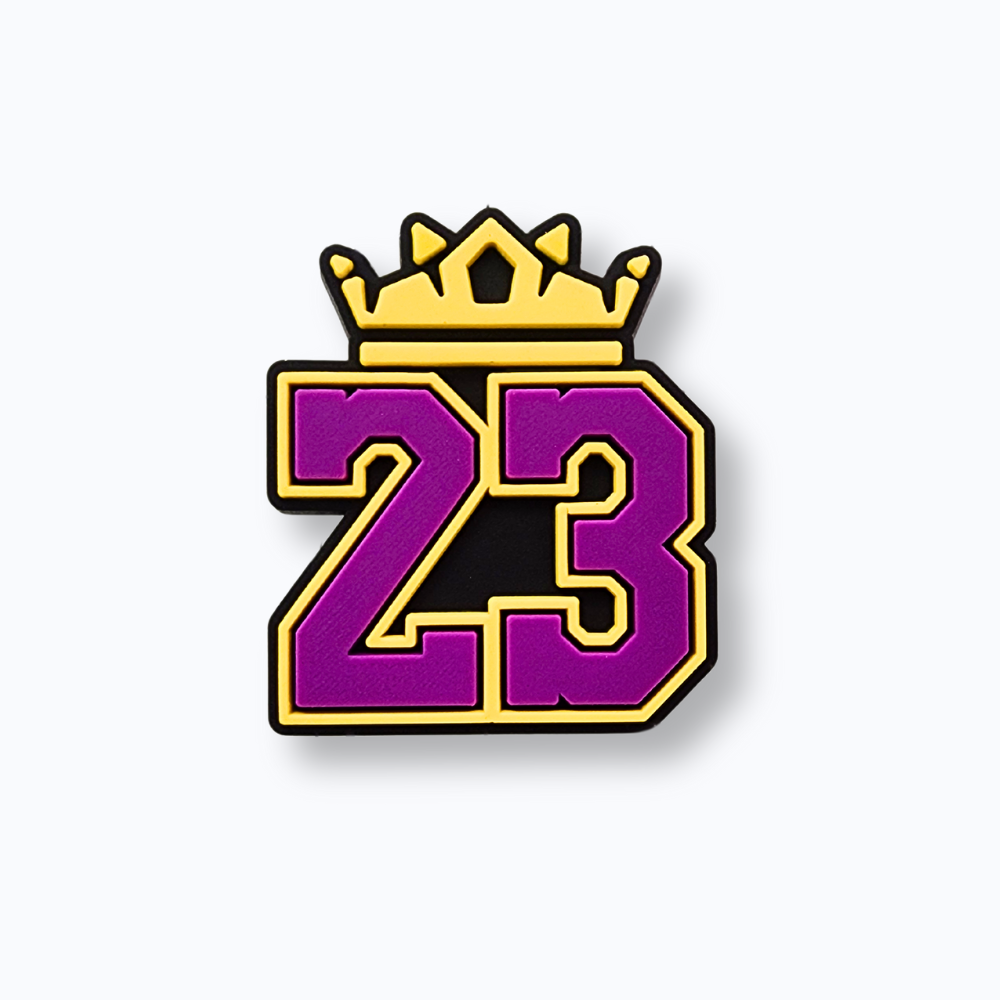Basketball Star #23 Shoe Charm