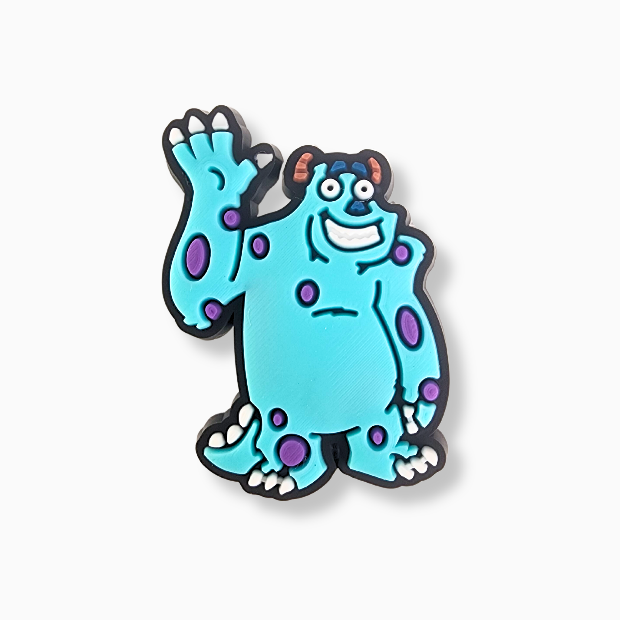 Big Blue One-Eyed Monster Charm