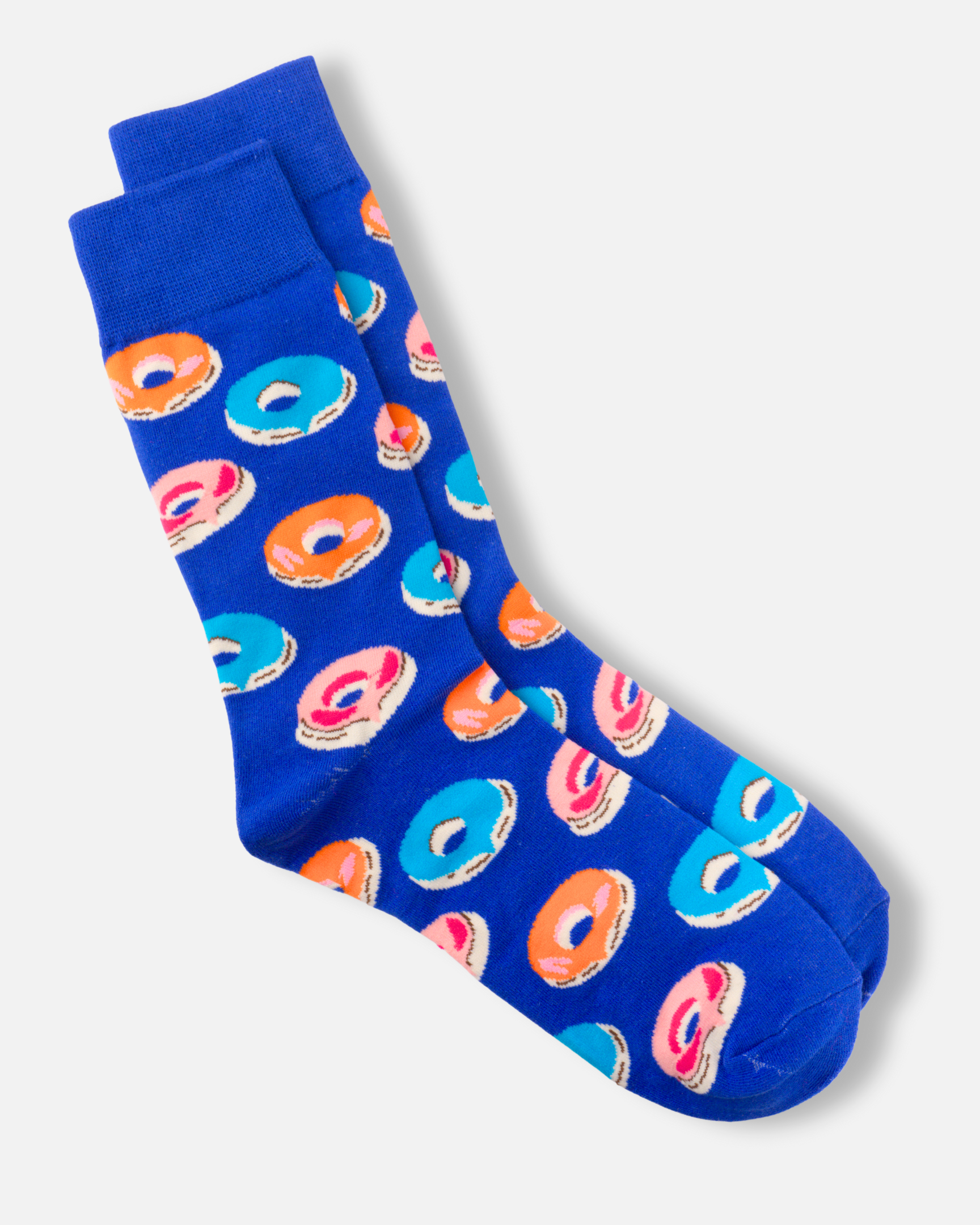 Blue Donut Socks