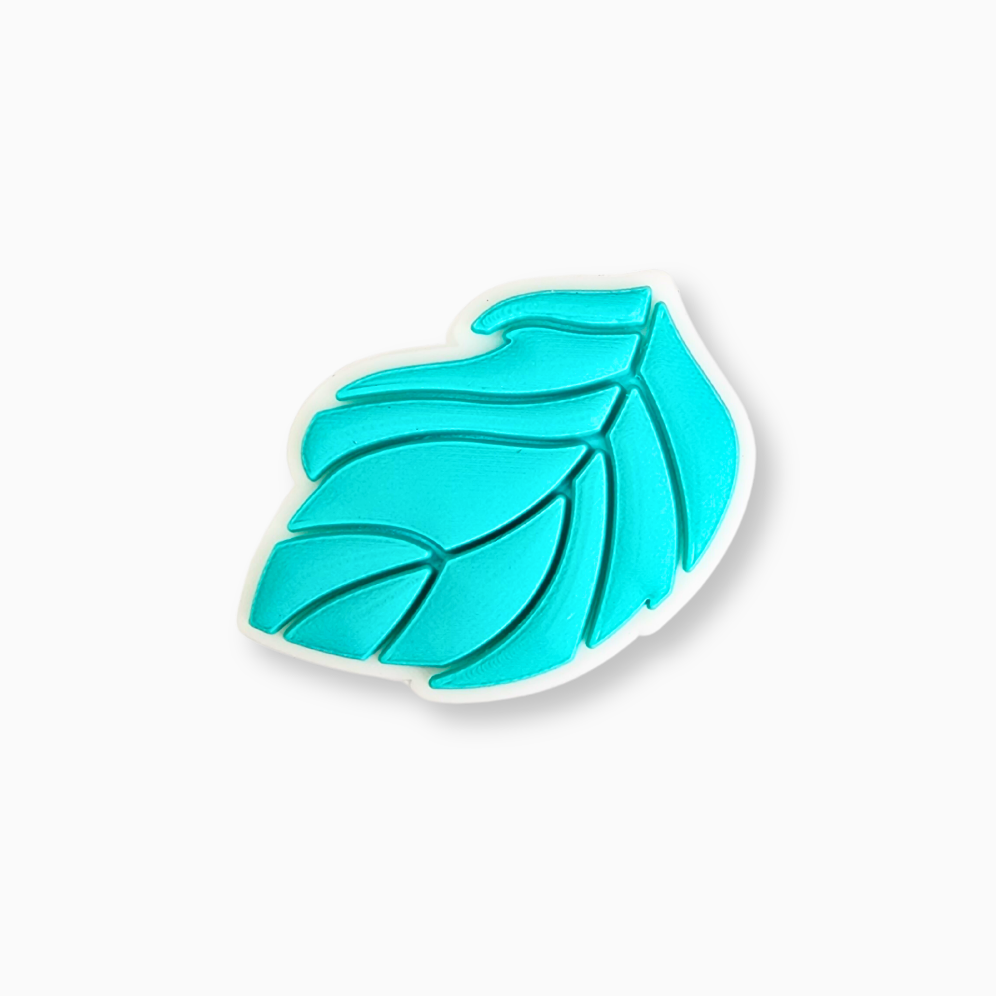 Blue Leaf Charm