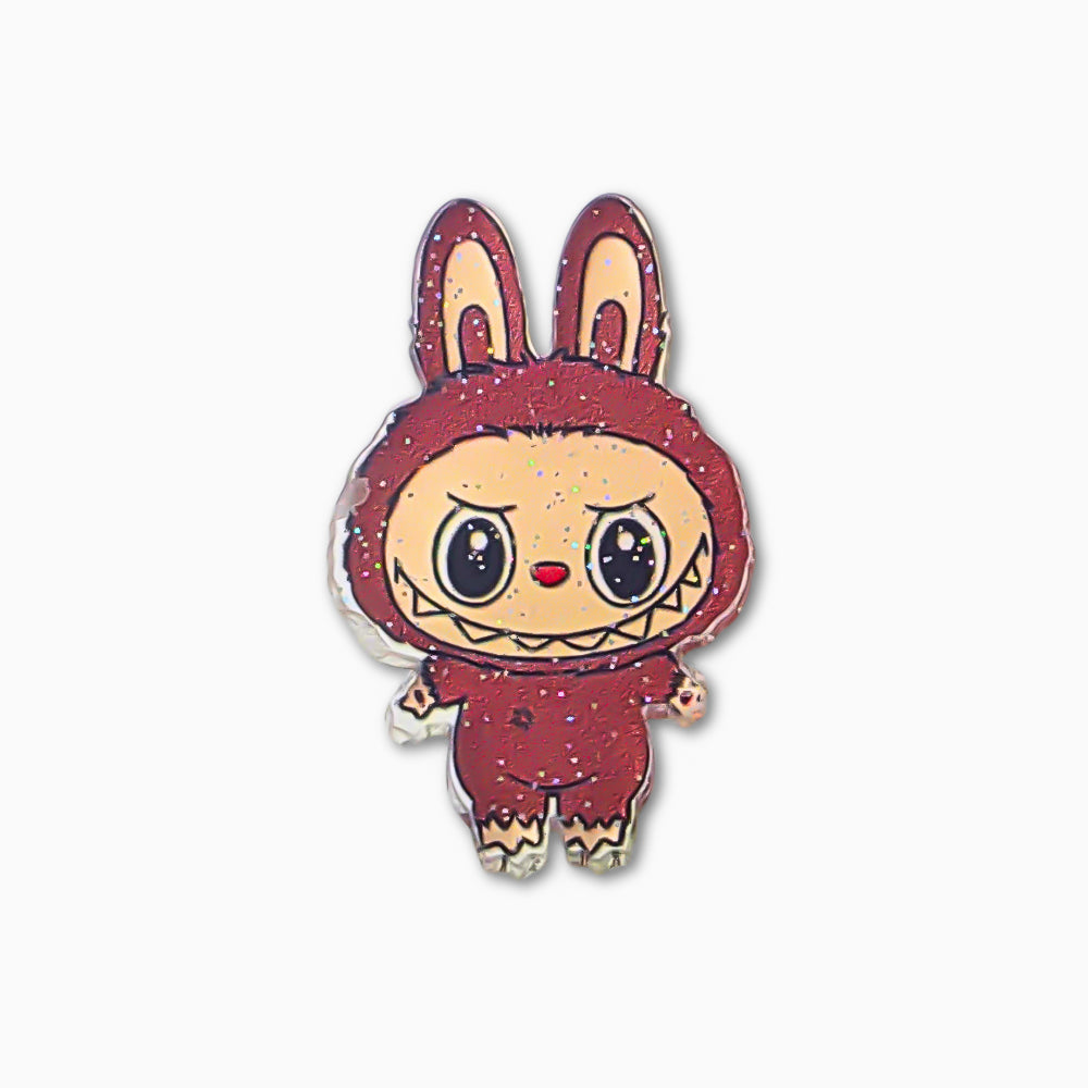 Brown Labubu Acrylic Charm