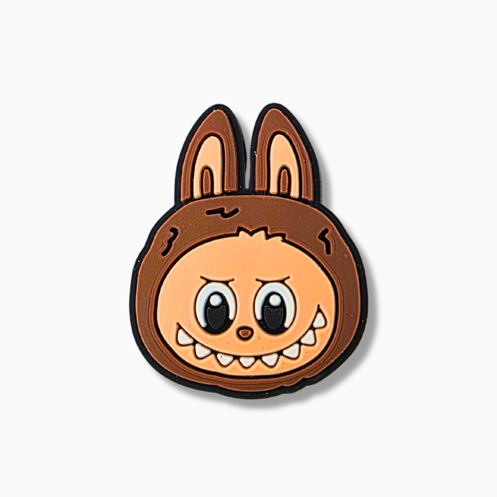 Brown Spiky-Tooth Monster Charm