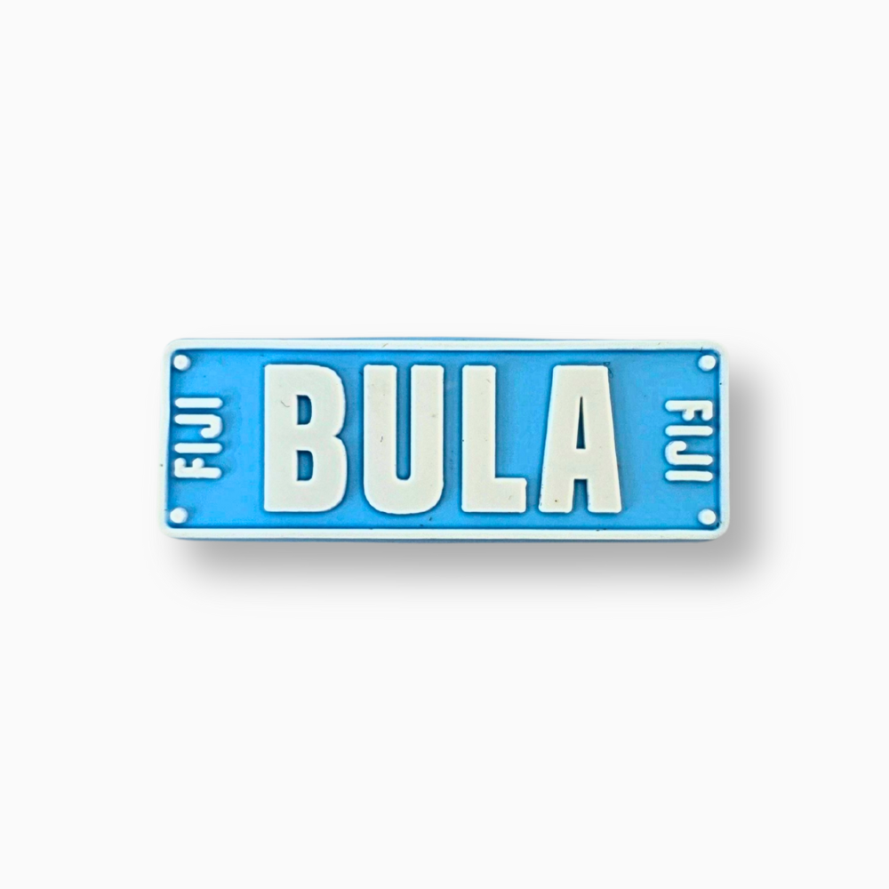 Bula Car Plate Charm