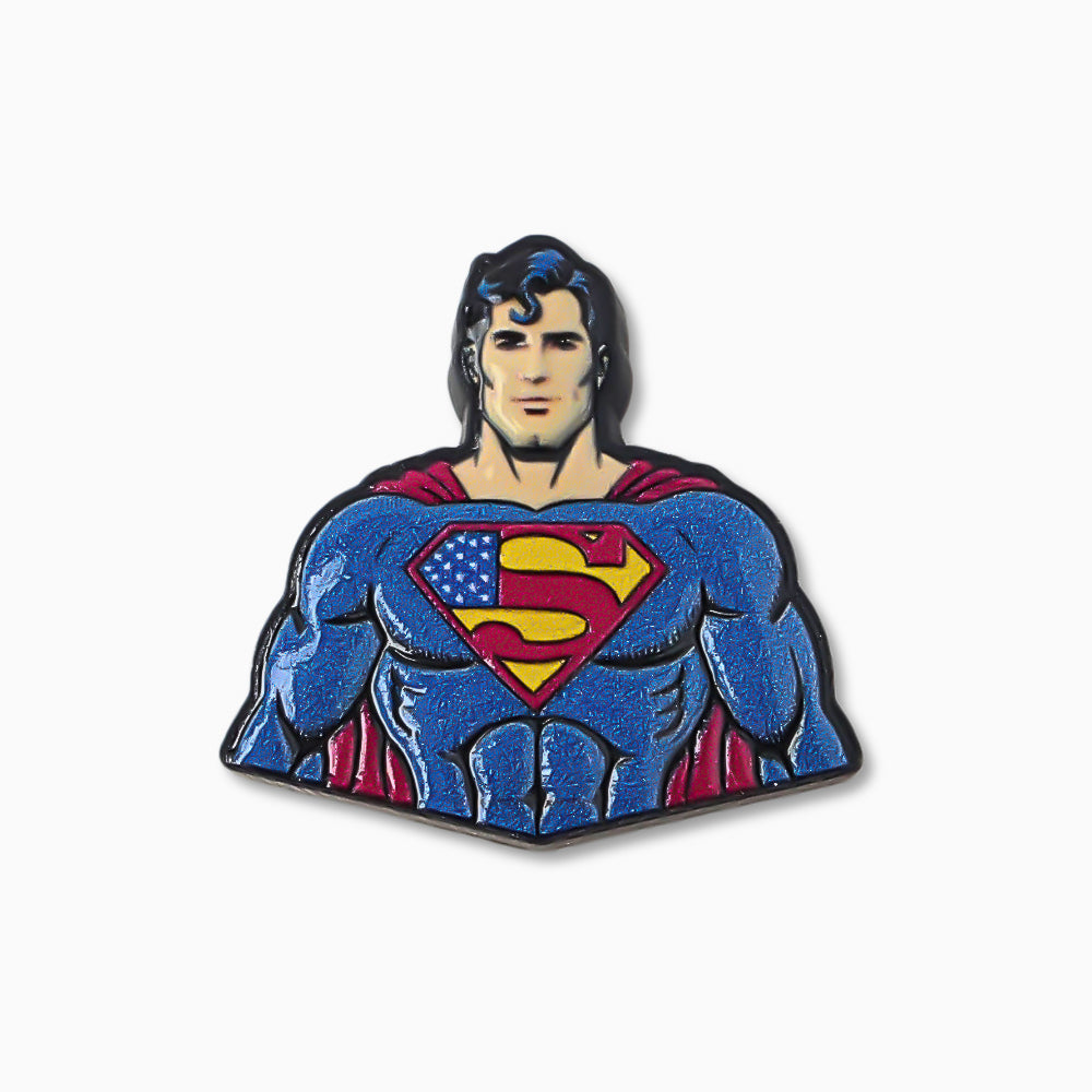 Caped Kryptonian Hero Charm