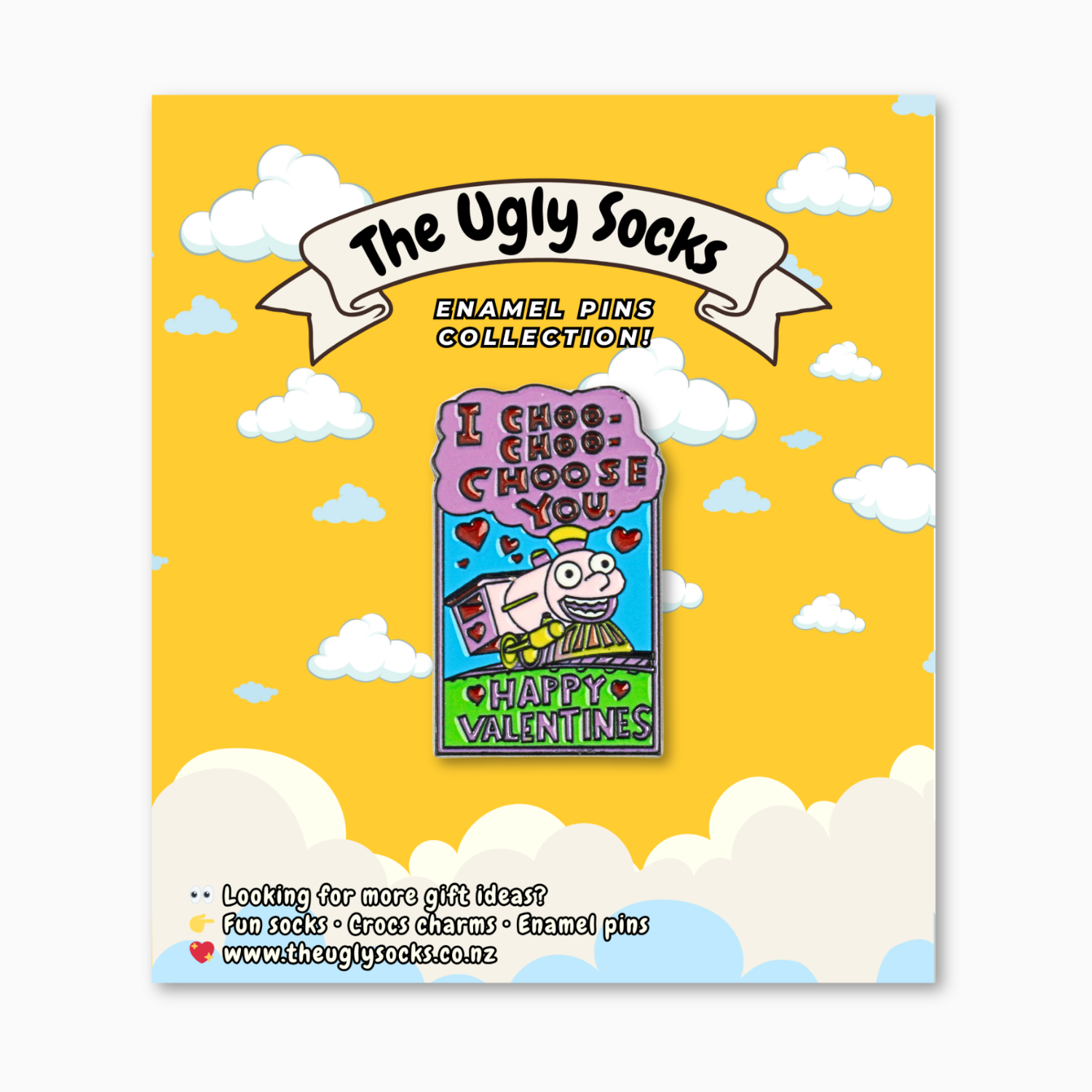 I Choo Choo You Enamel Pin