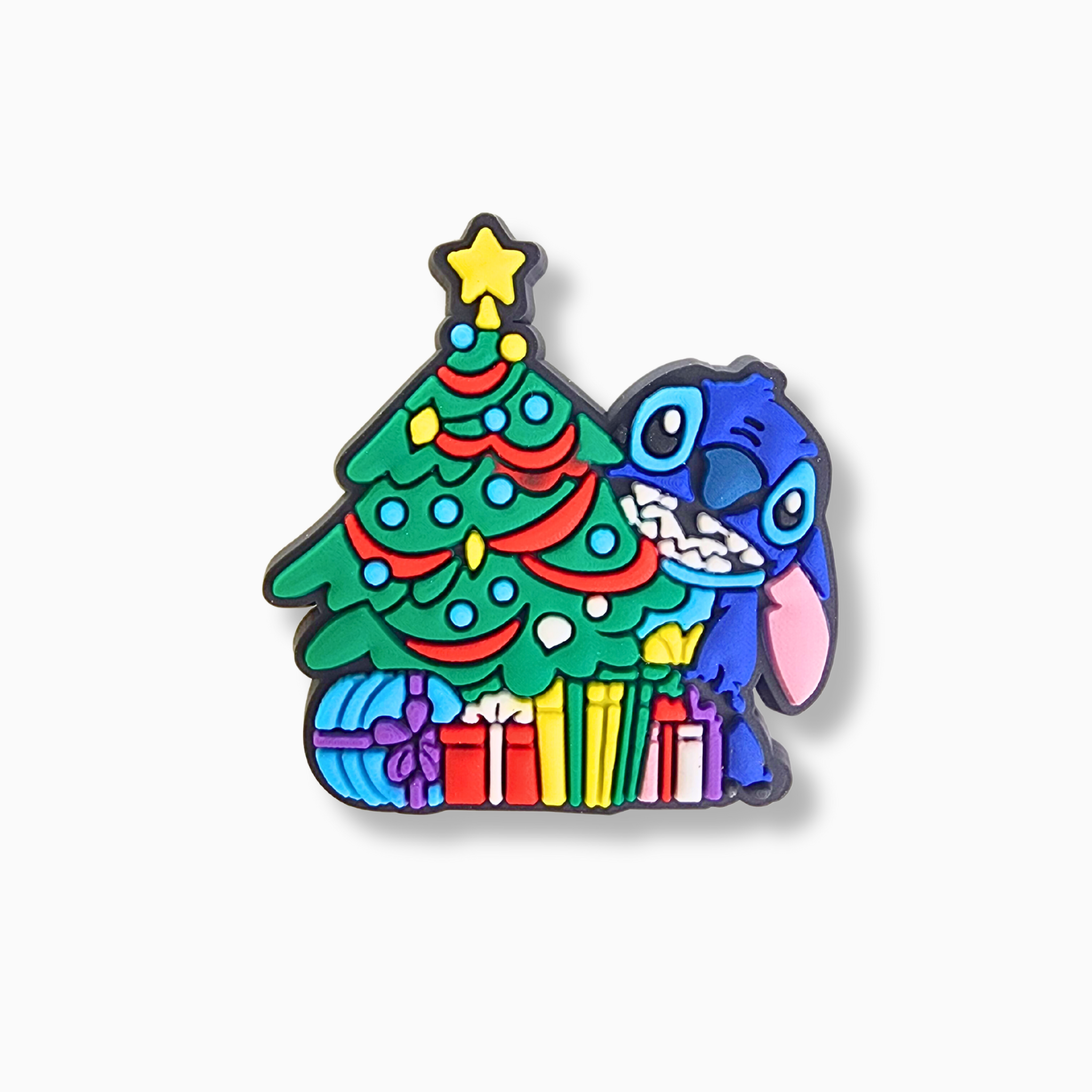 Christmas Blue Alien Charm (v2)