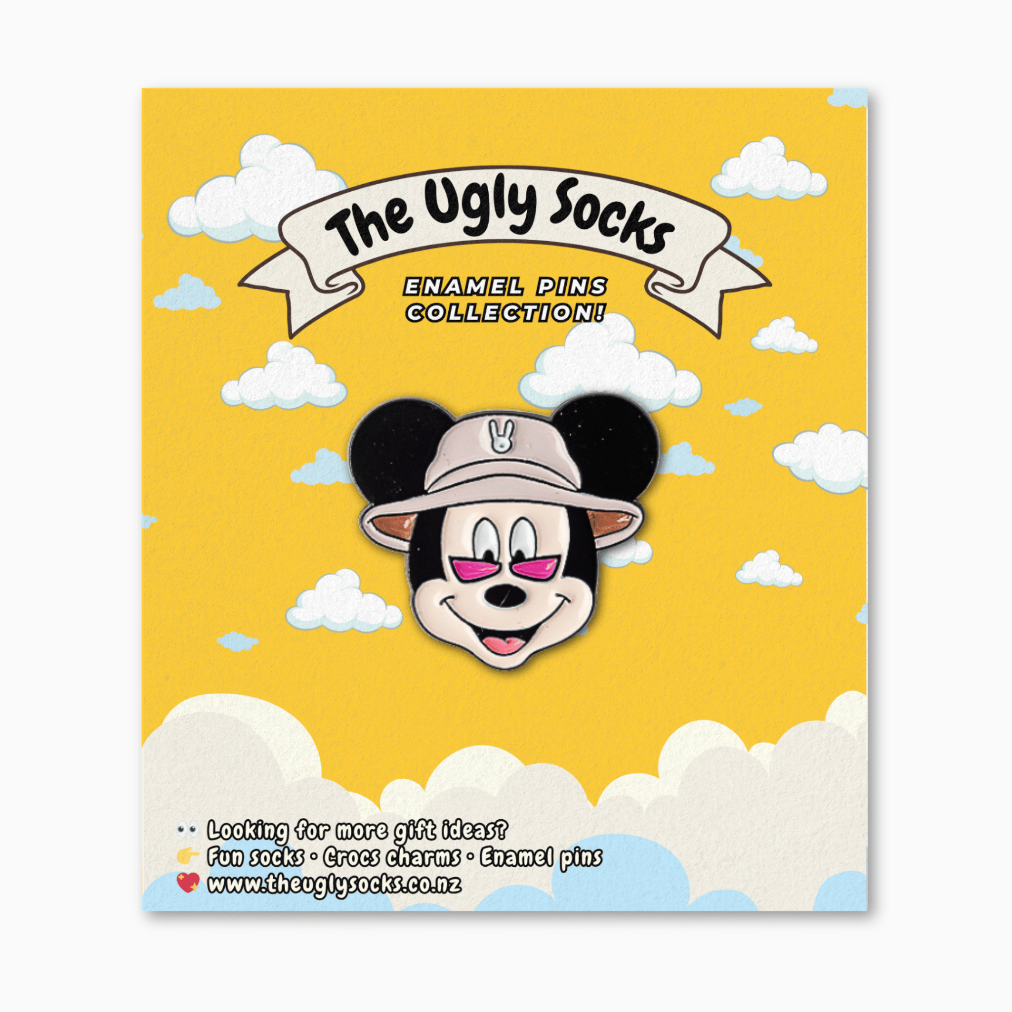 Classic Round-Ear Mouse Enamel Pin
