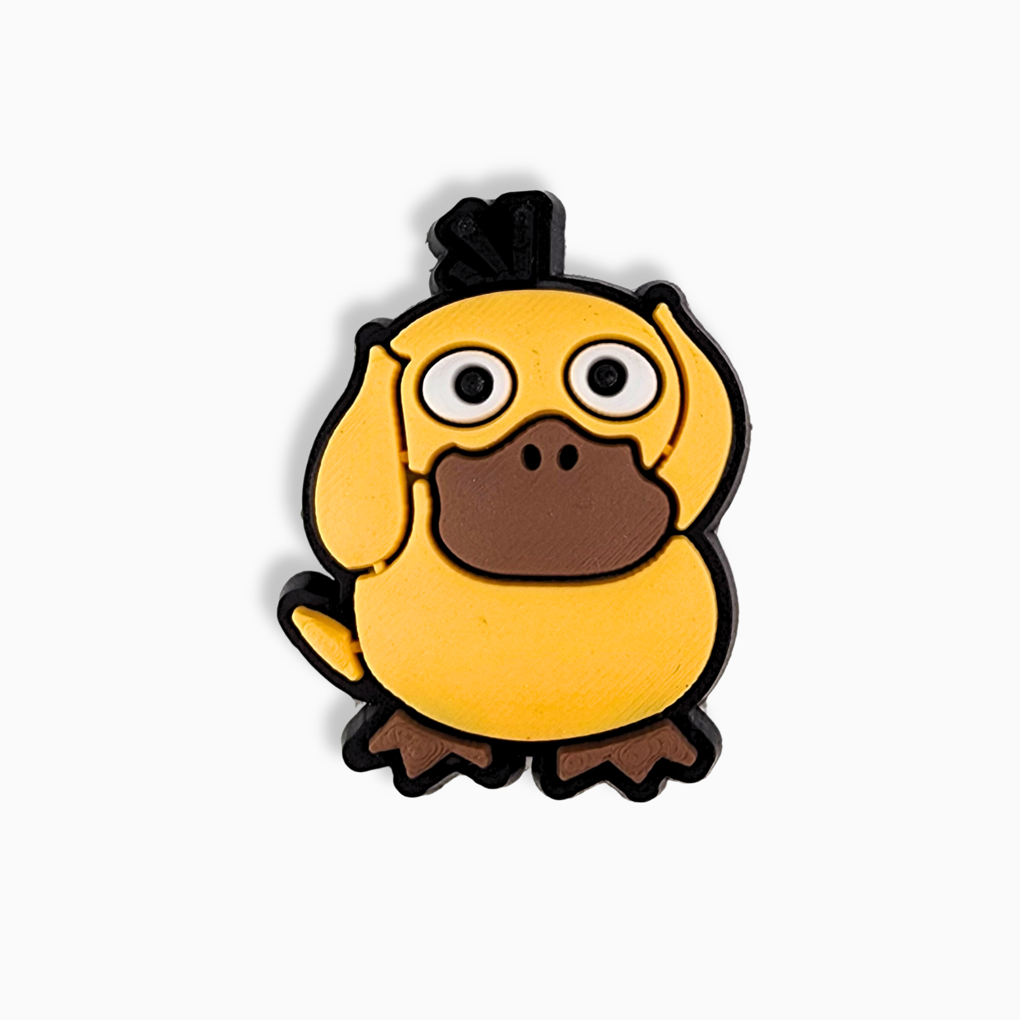 Confused Yellow Duck Charm
