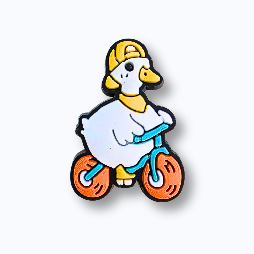 Bicycle Duck Charm