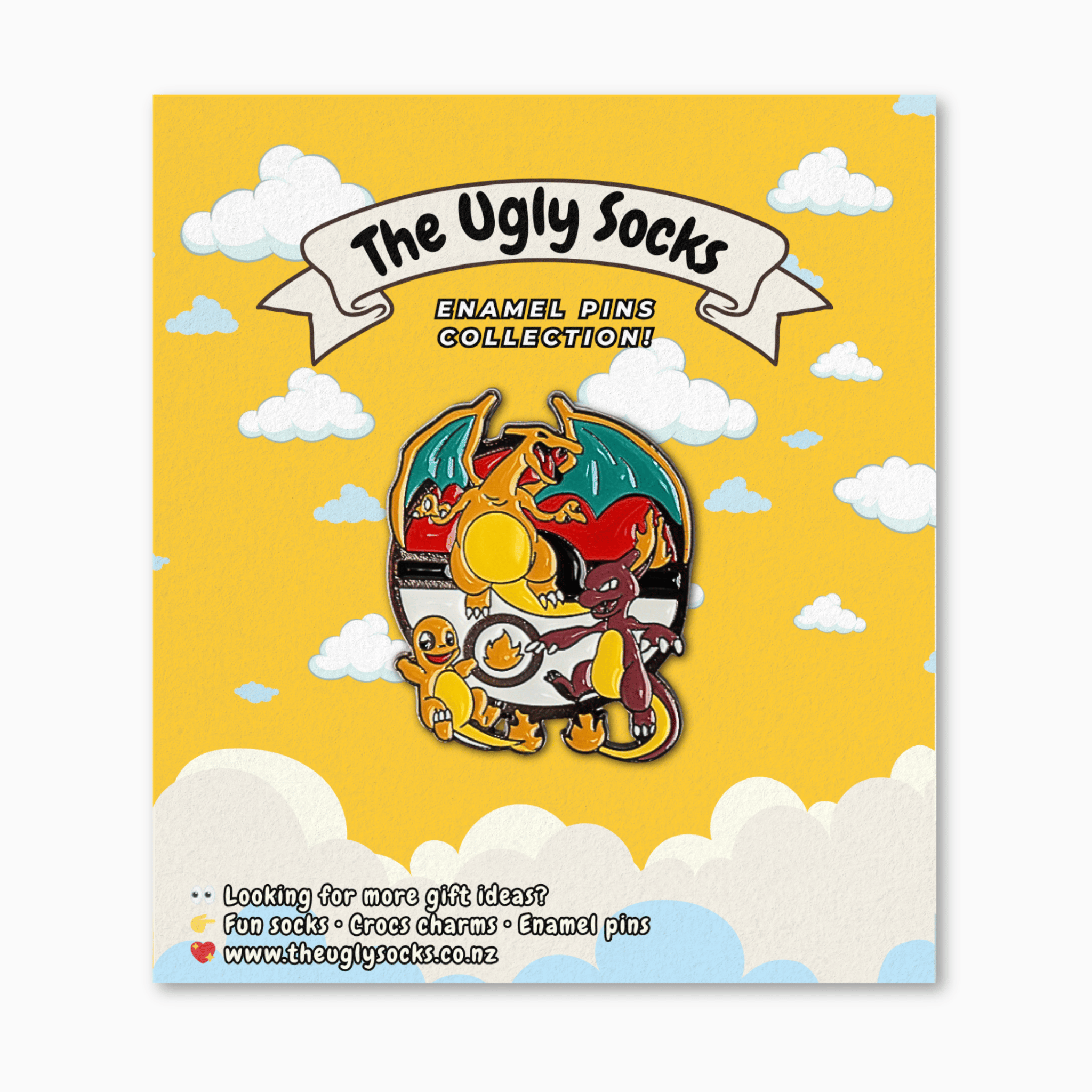 Fire Dragon Enamel Pin