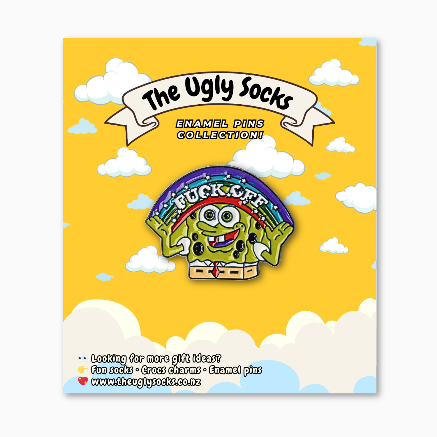 Funny SpongeBob Enamel Pin