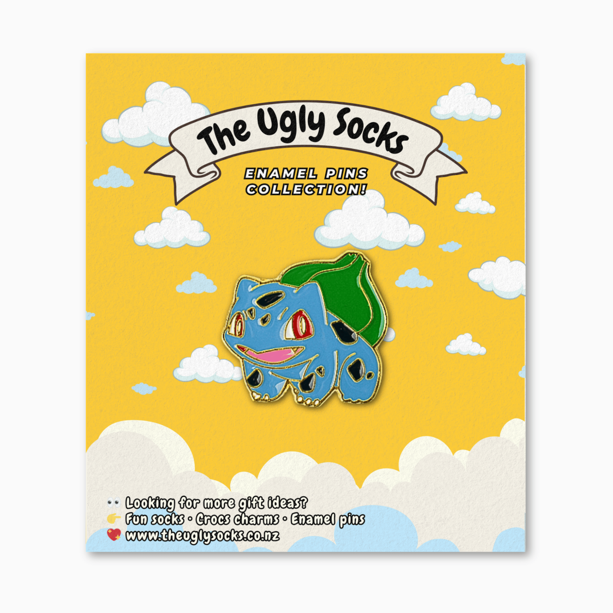 Grass Bulb Starter Enamel Pin