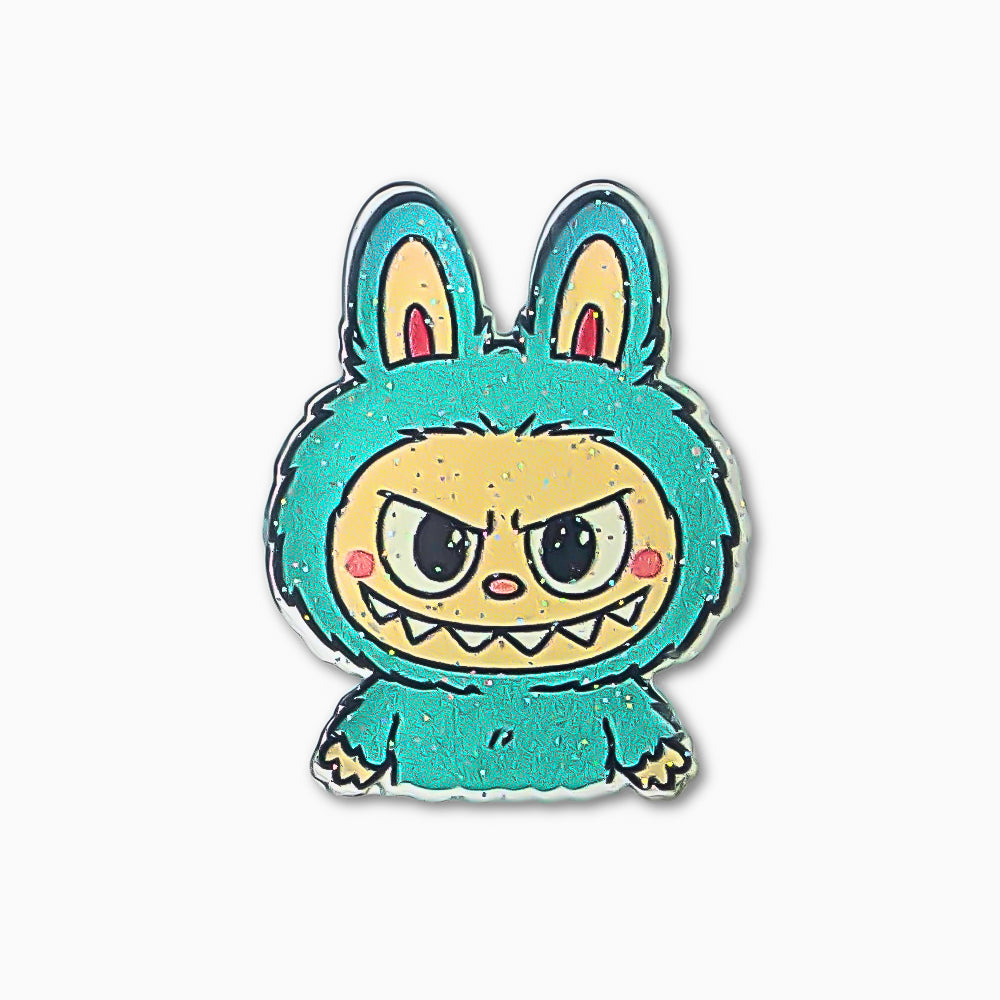 Green Labubu Acrylic Charm