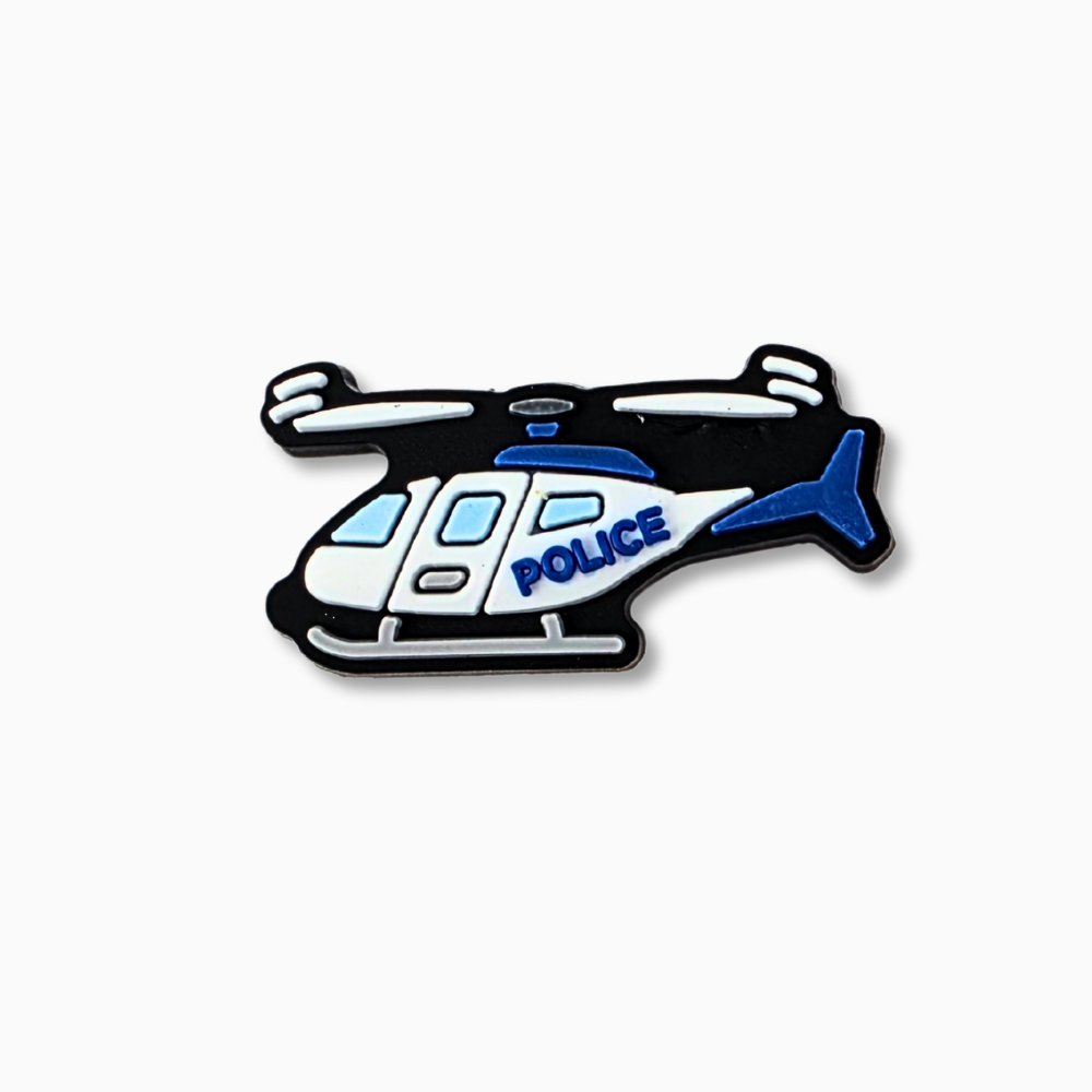 Police Helicopter Charm