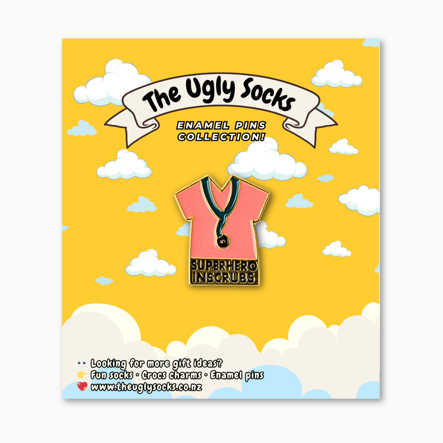 Nurse Shirt Enamel Pin