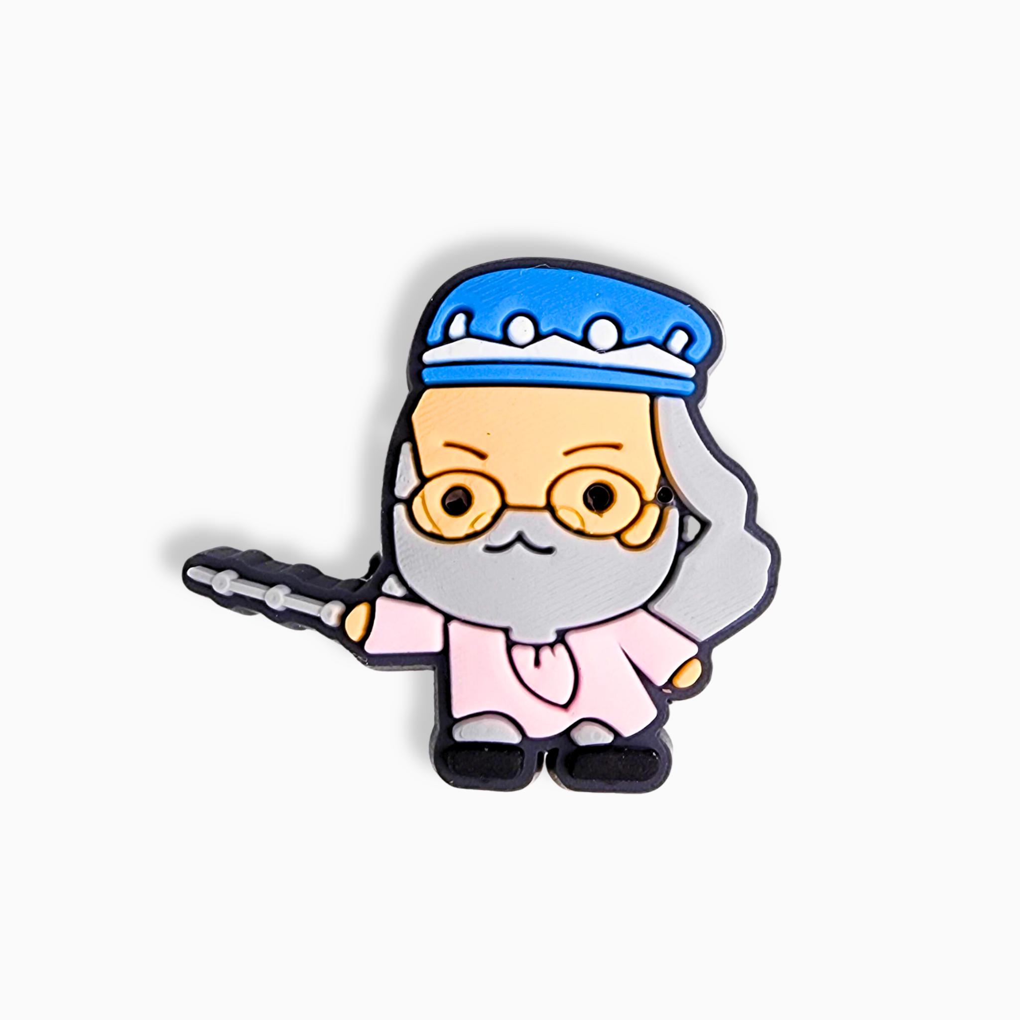 Round Glasses Wizard Boy Charm
