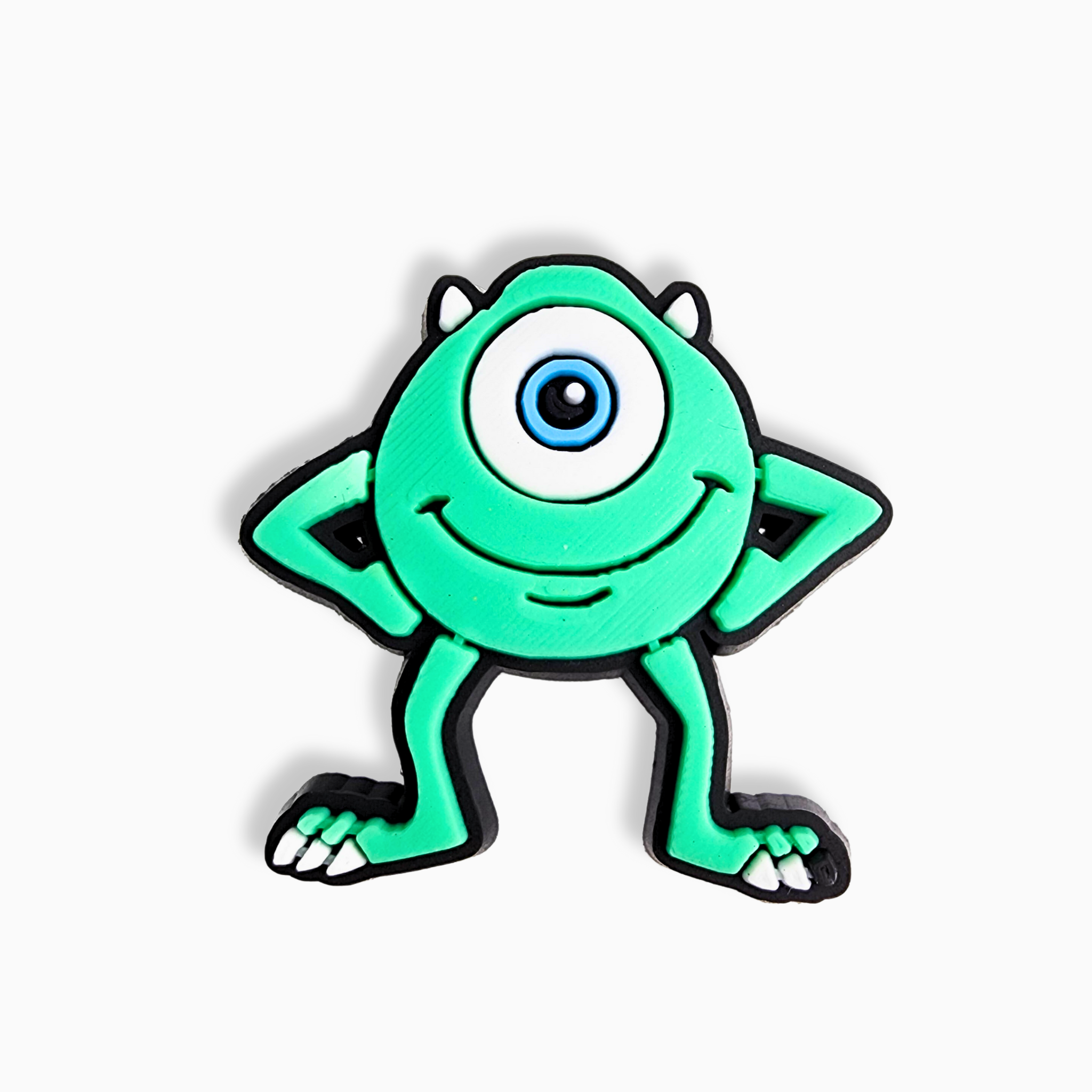 One-Eyed Big Blue Monster Charm