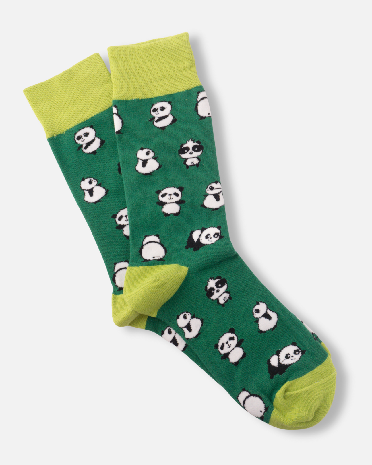 Lazy Panda Green Socks