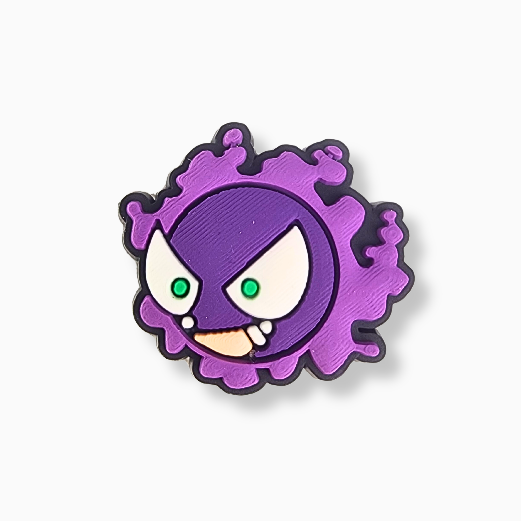Purple Ghost Gas Monster Charm