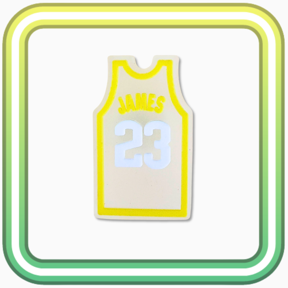Basketball #23 Jersey Glowing Charm