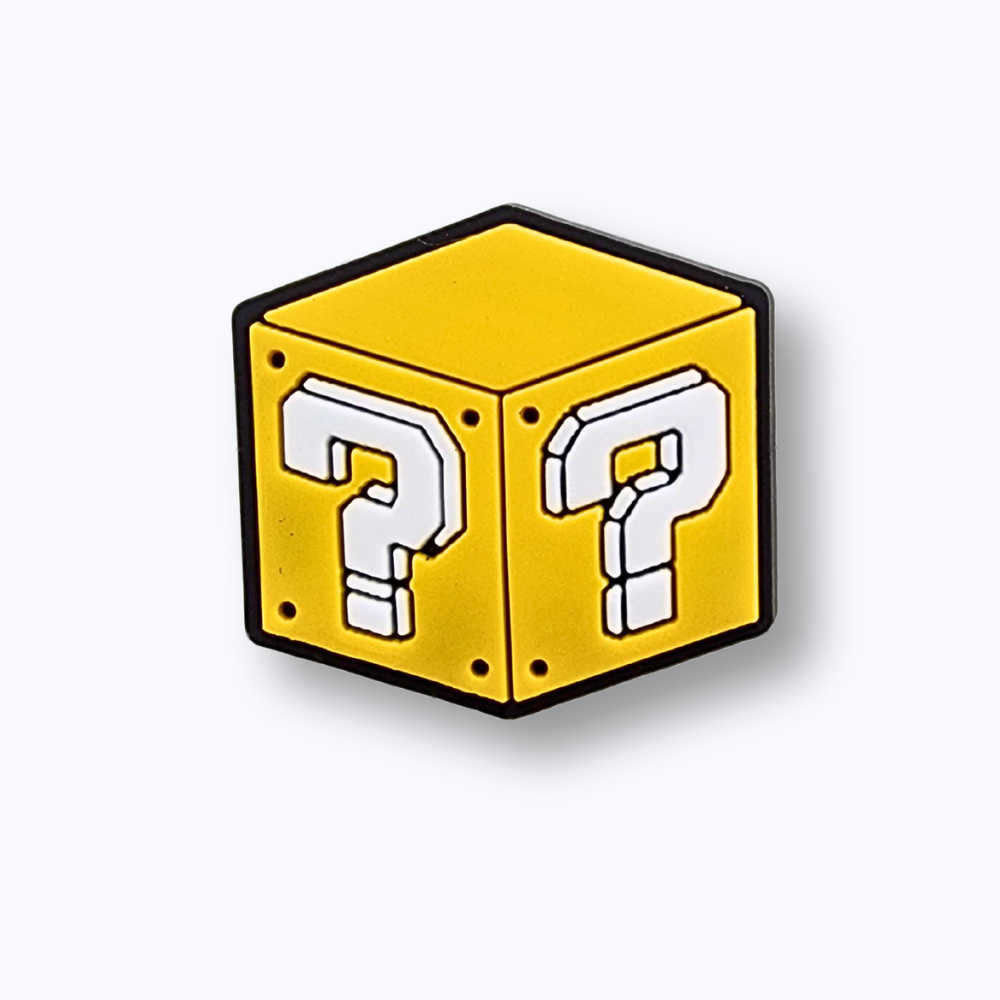 Question Block Game Charm