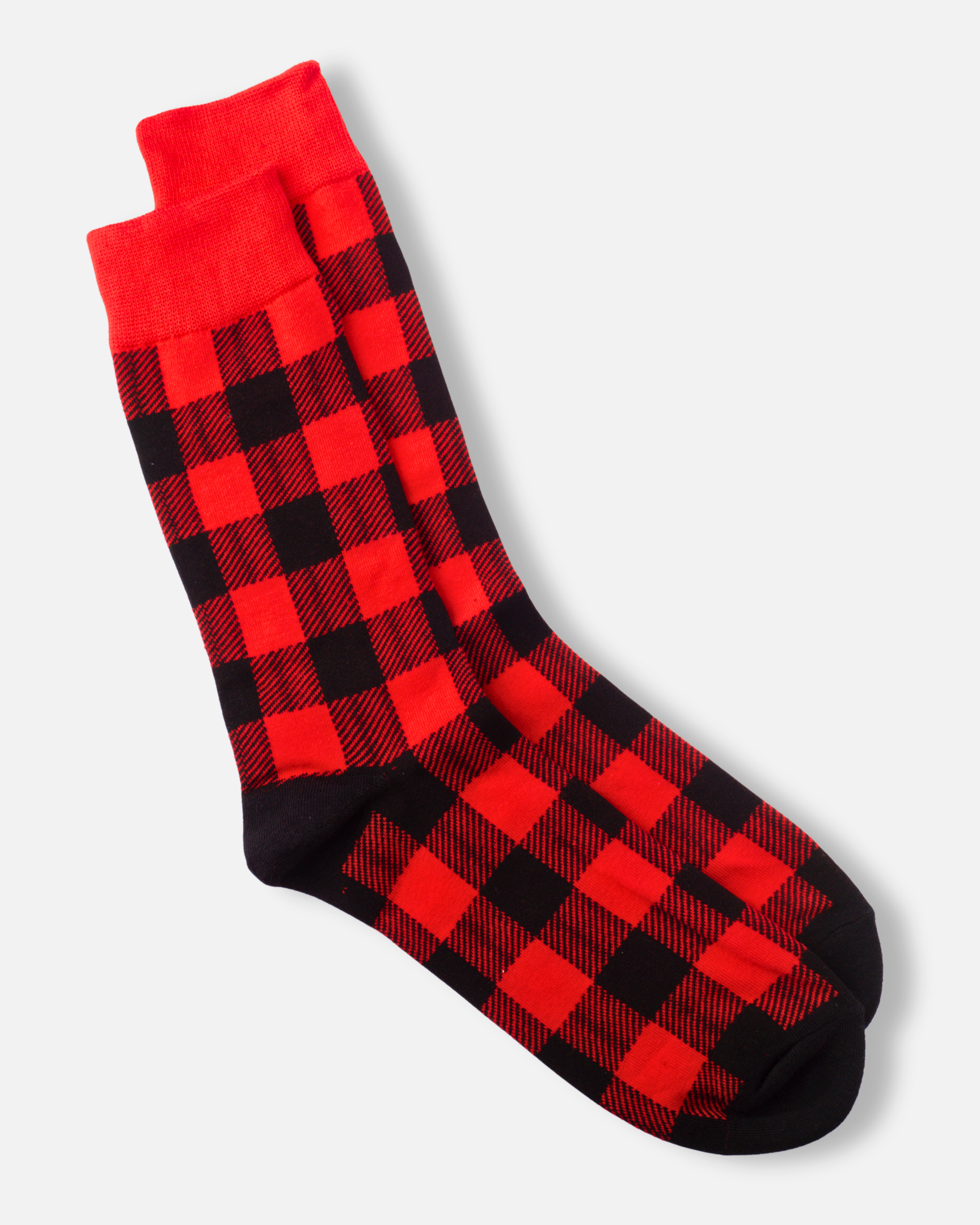 Red Checkered Socks