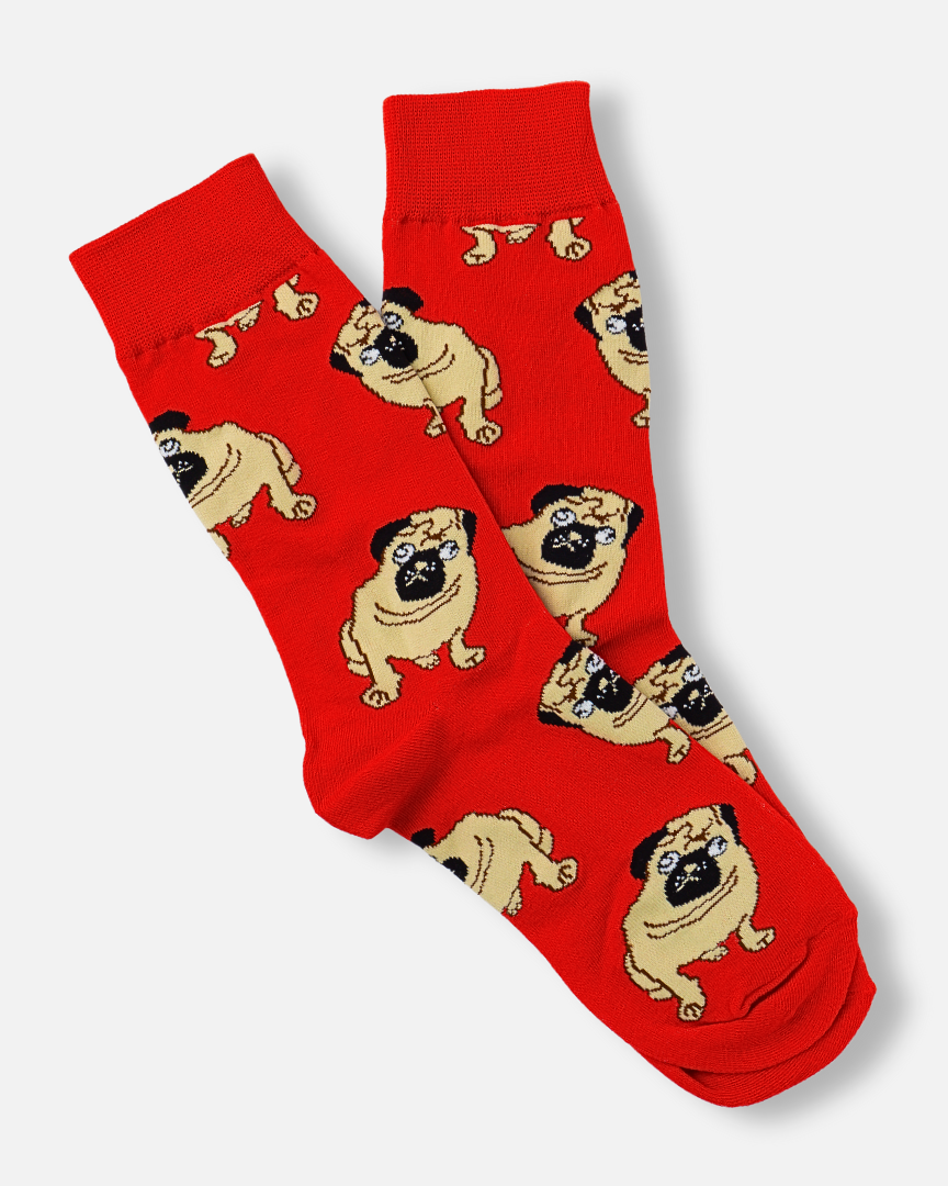 Crazy Pug Socks