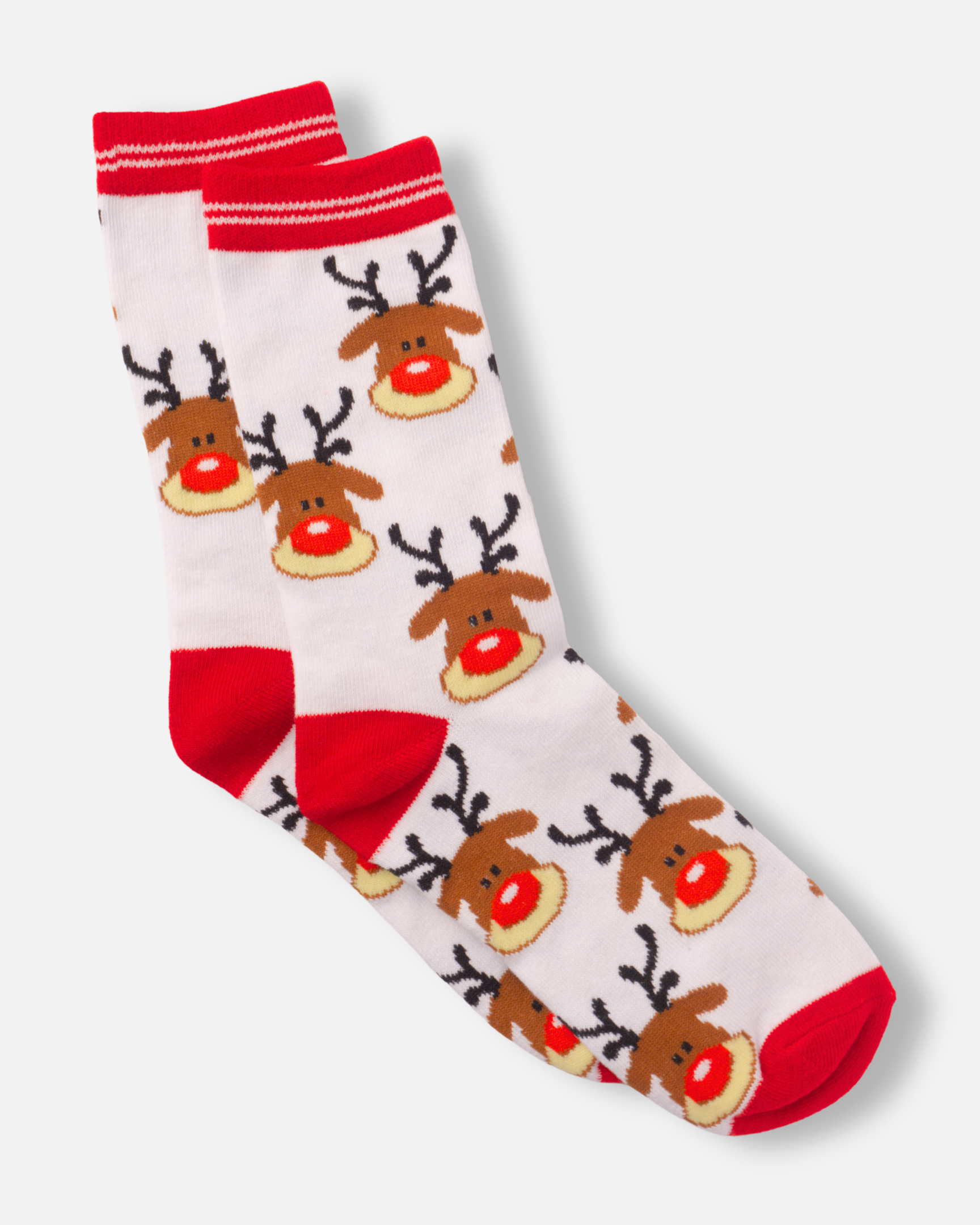 Reindeer Face Socks