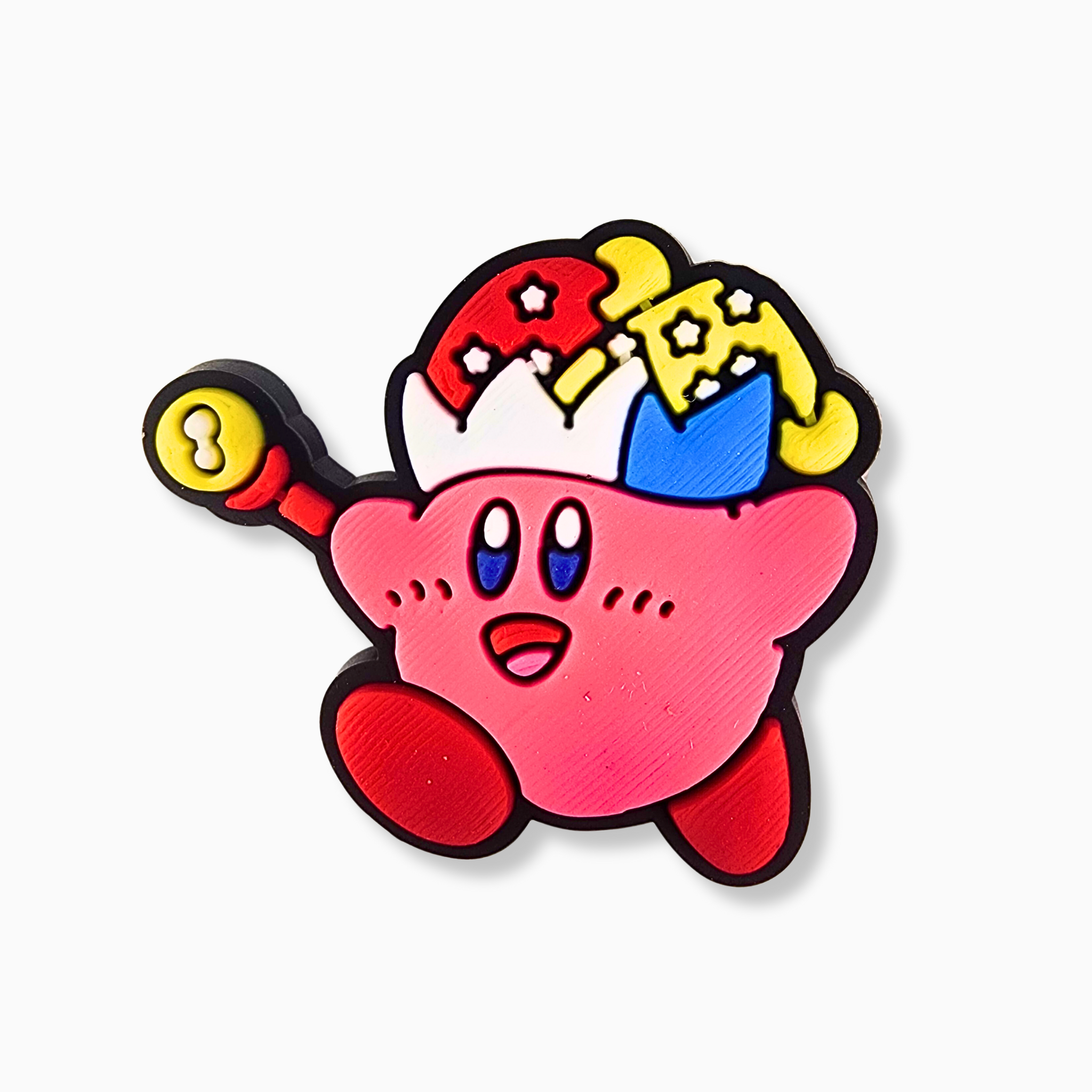 Round Pink Puff Hero Charm