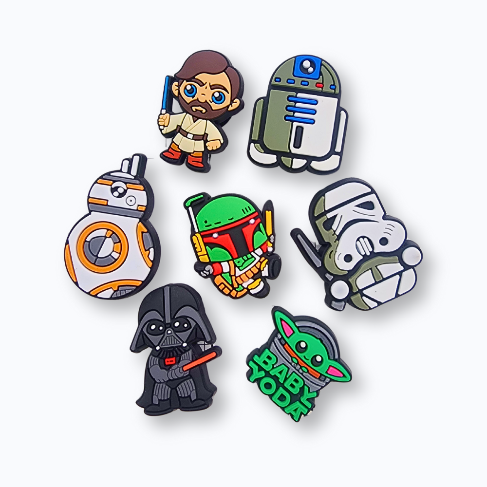 Space Galaxy Characters Shoe Charm Bundle