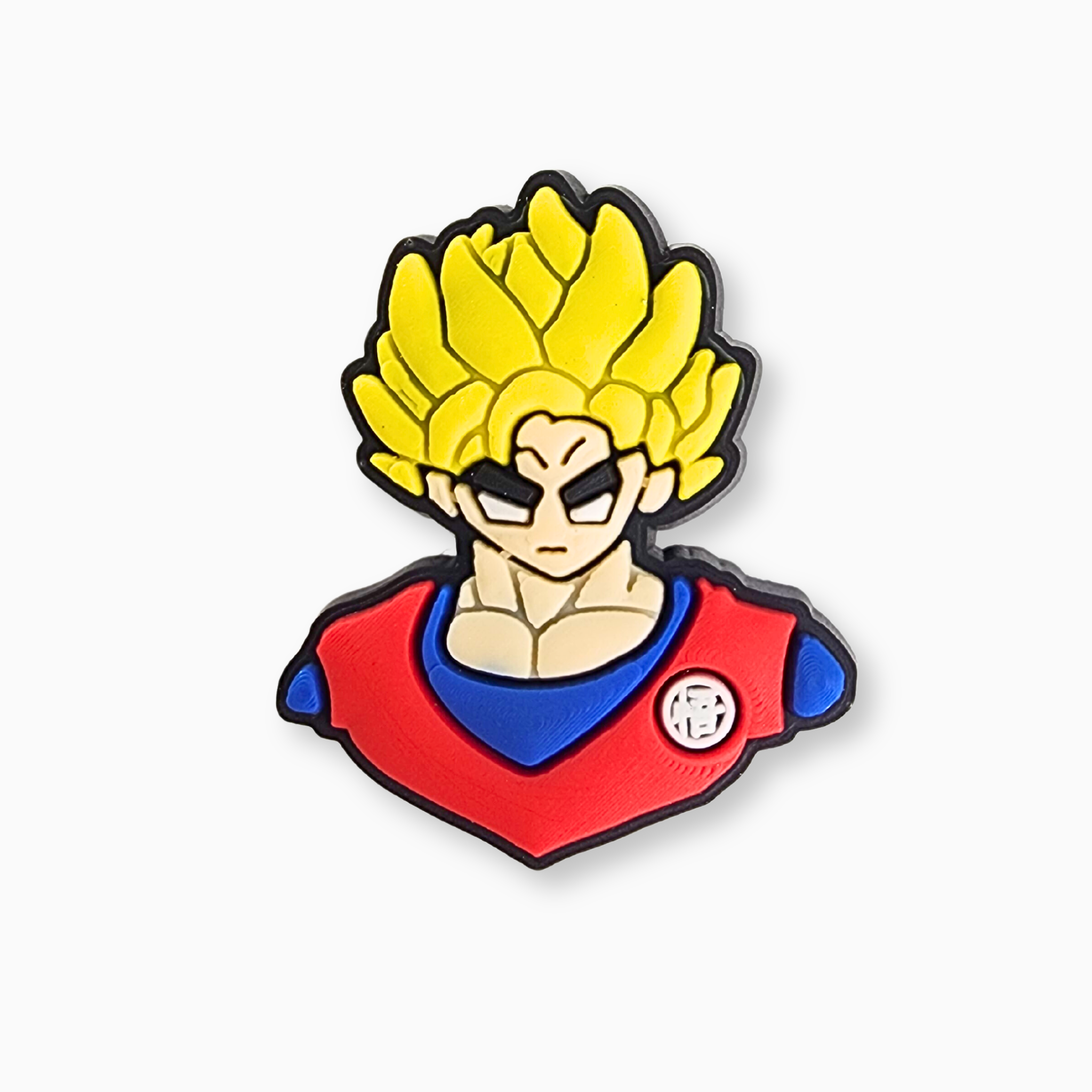 Spiky Hair Saiyan Warrior Charm