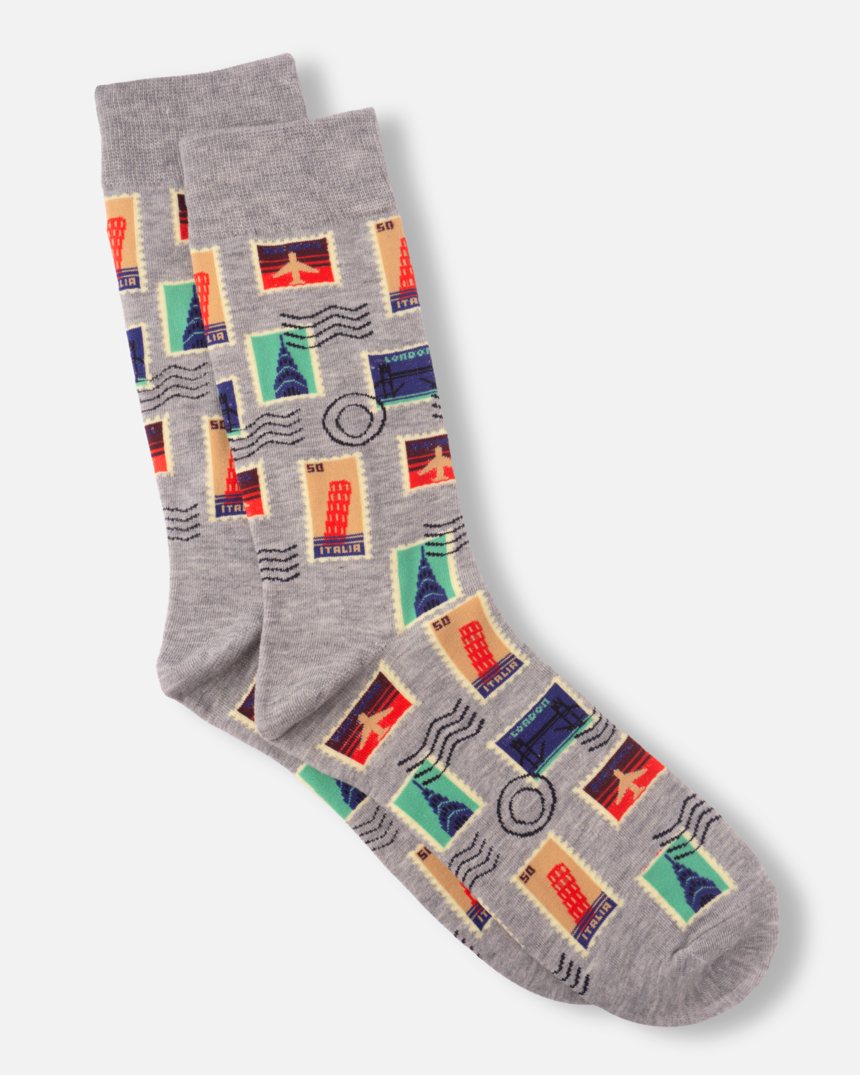 Stamp Print Socks