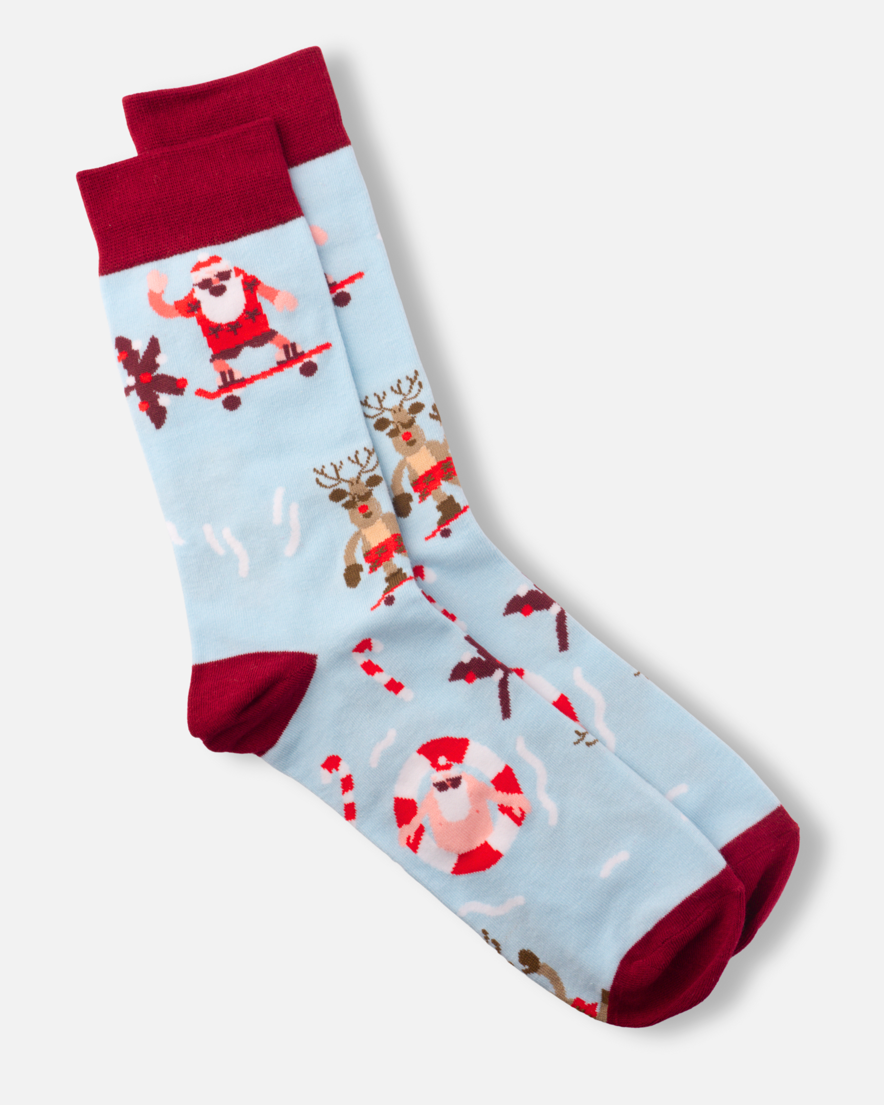 Summer Santa Socks