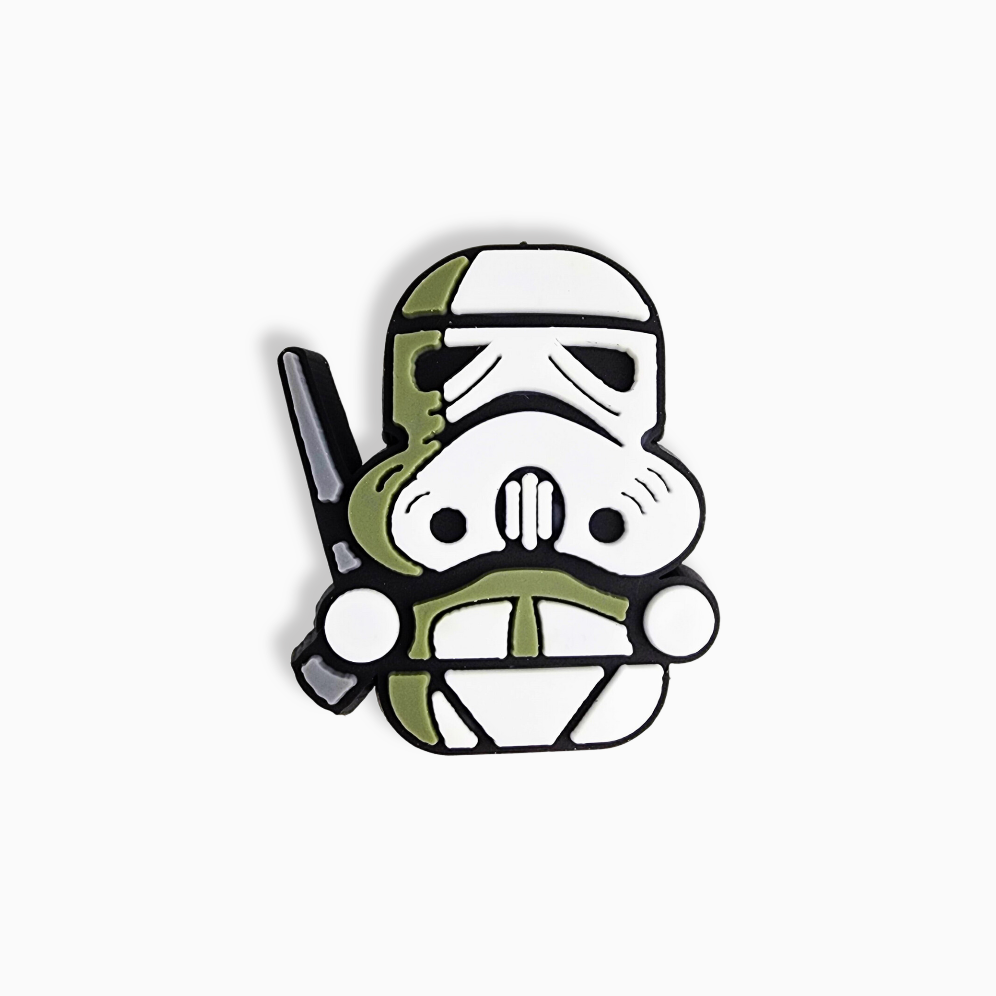White Galaxy Trooper Shoe Charm