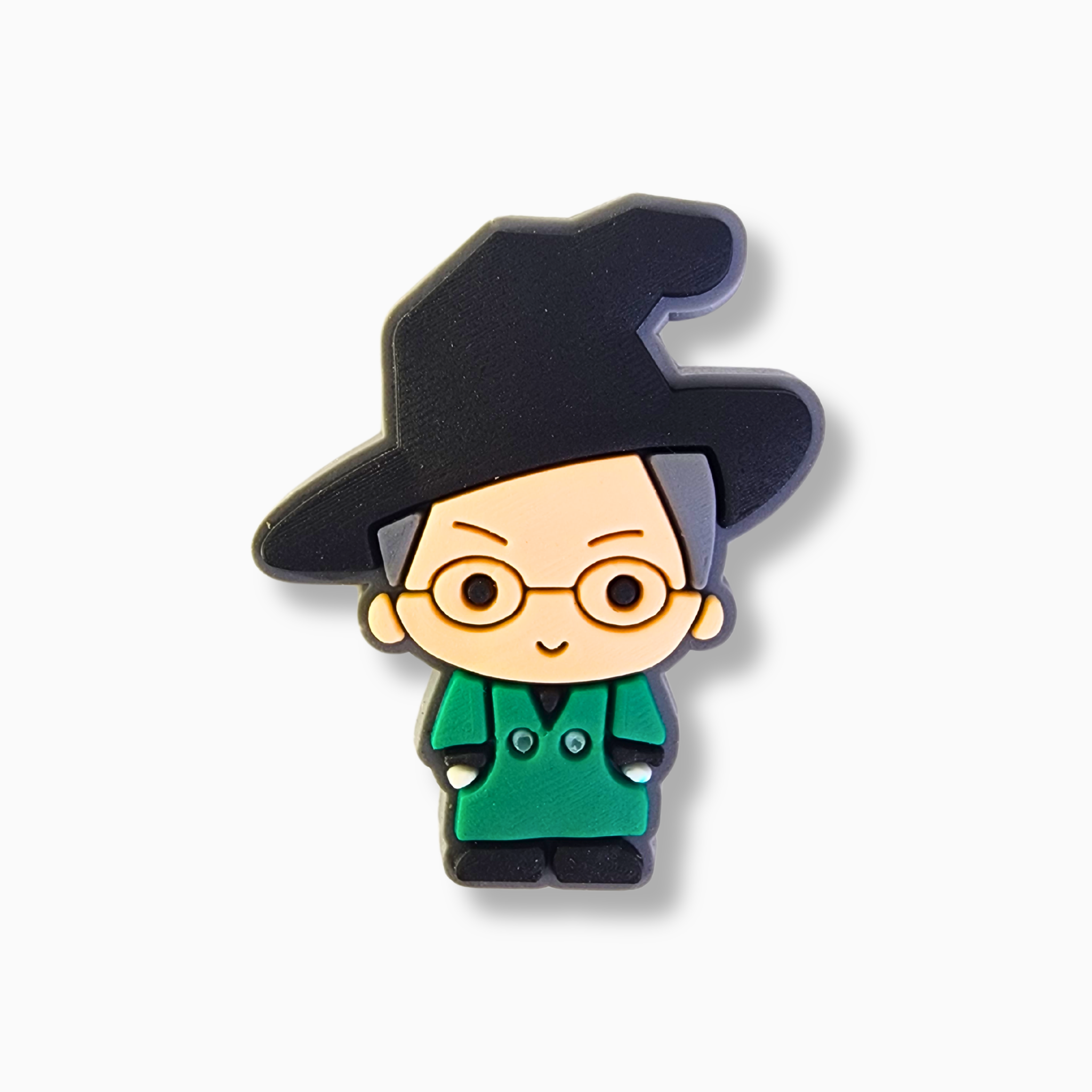 Round Glasses Wizard Boy Charm