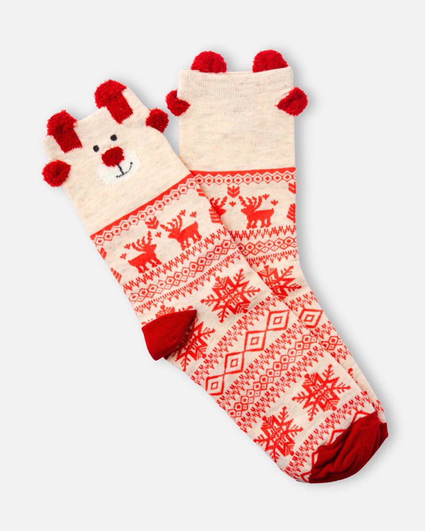 Christmas Bear Socks