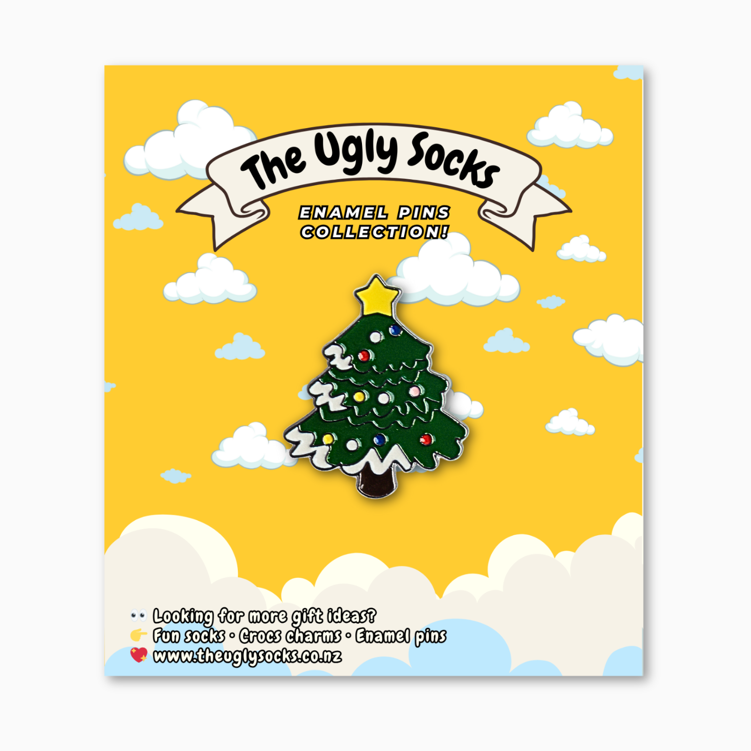 Christmas Tree Enamel Pin