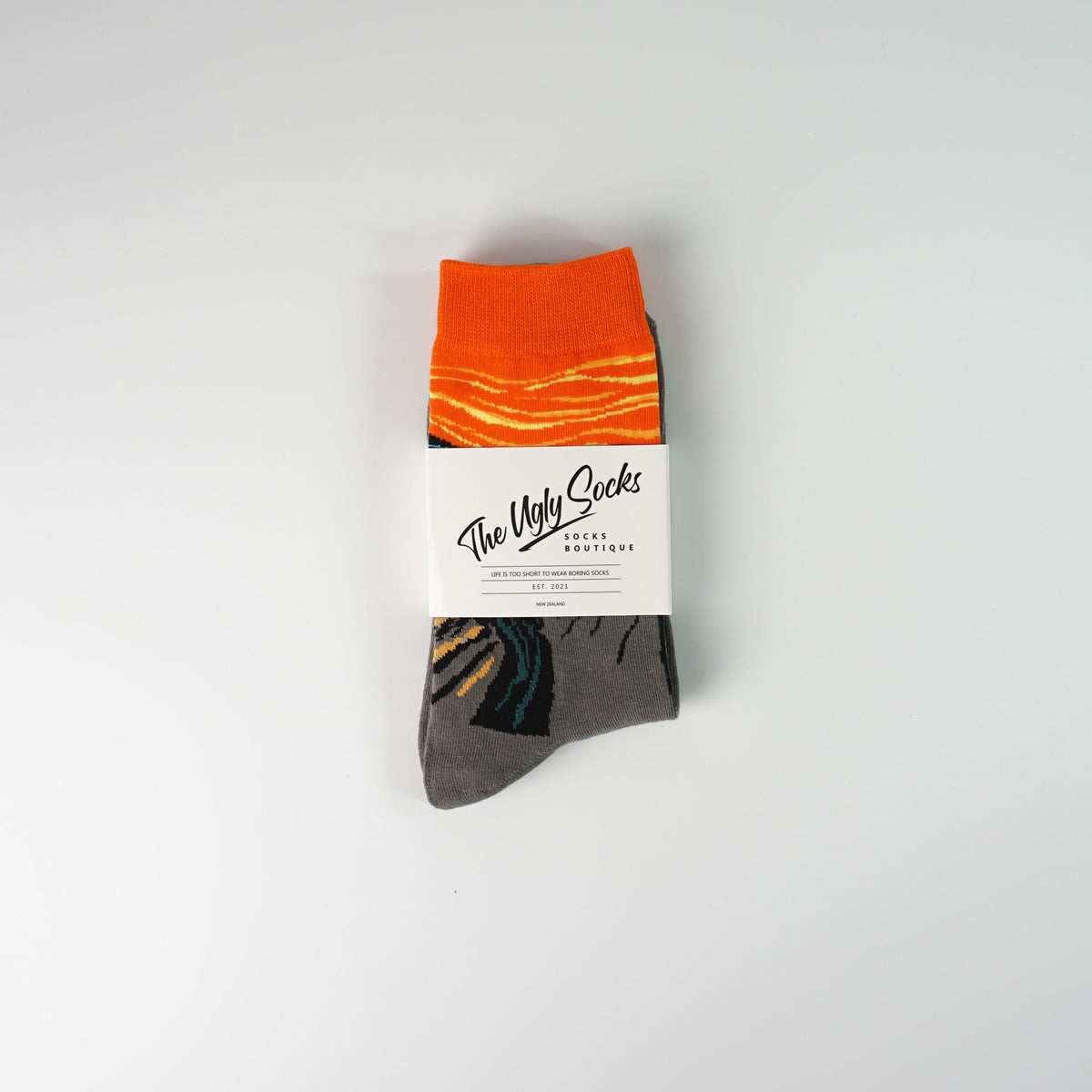The Scream Painting Socks
