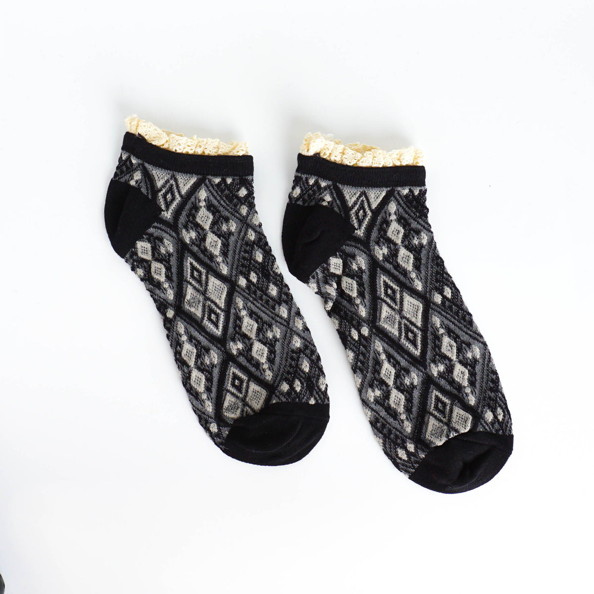 Lace Trim Socks