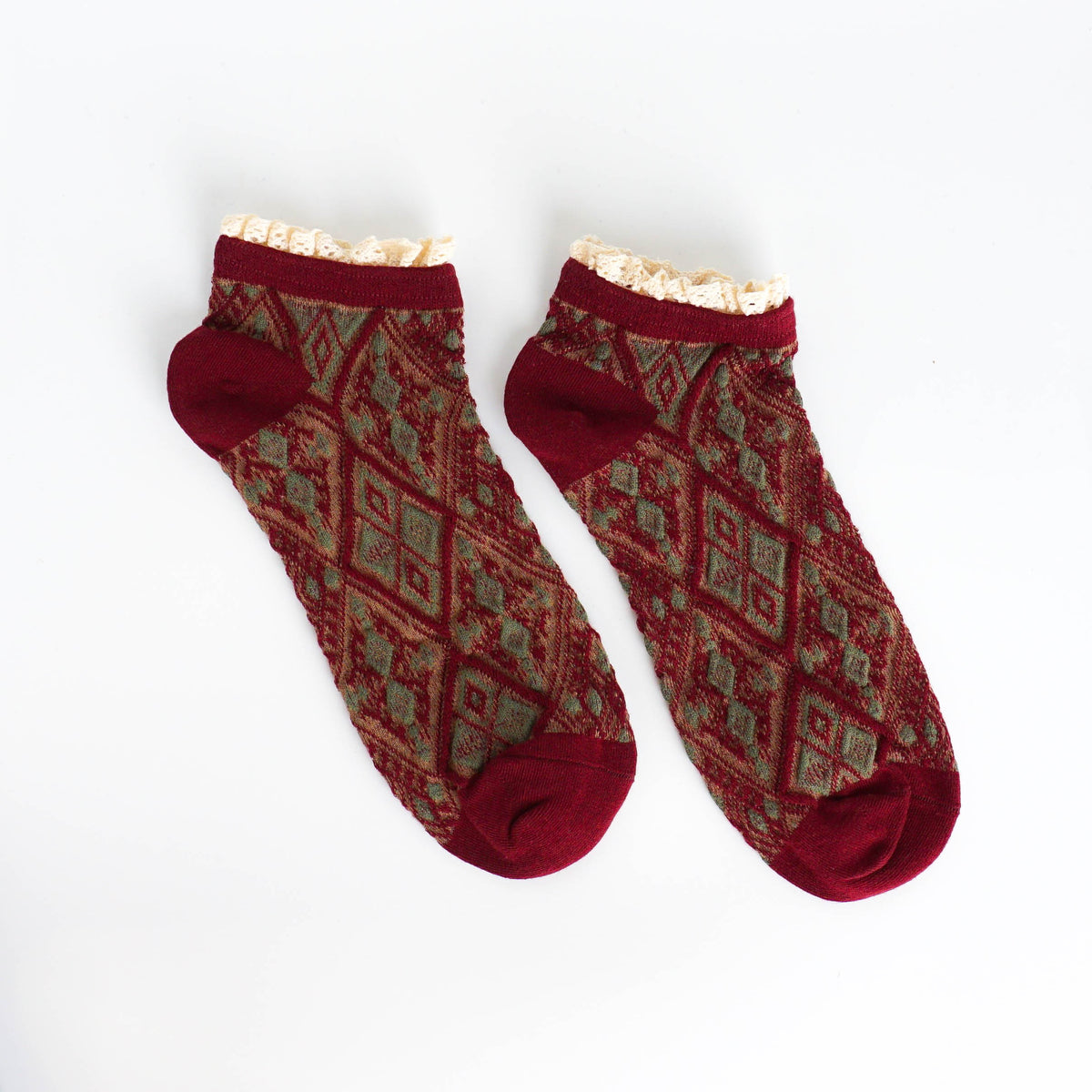 Lace Trim Socks