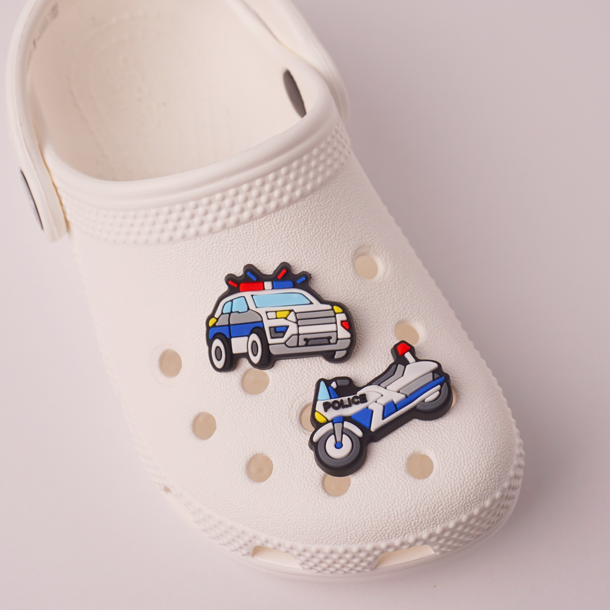 Police Motorcycle Charm