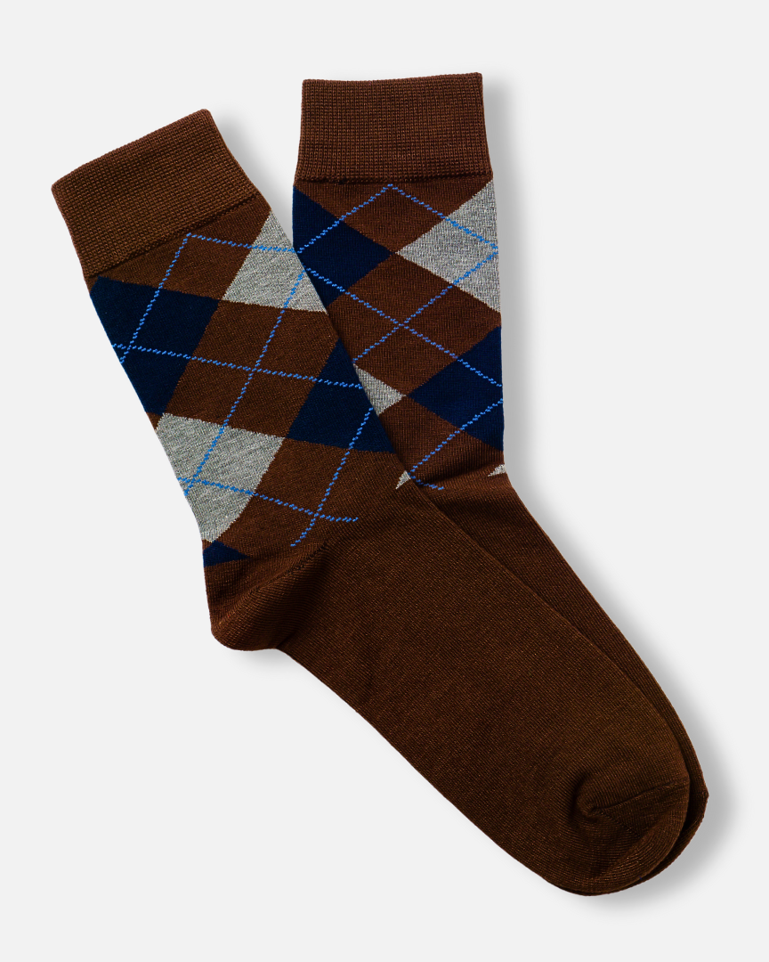 Argyle Pattern Socks