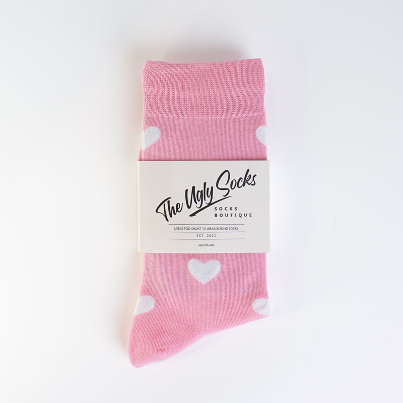 Cute Hearts Socks