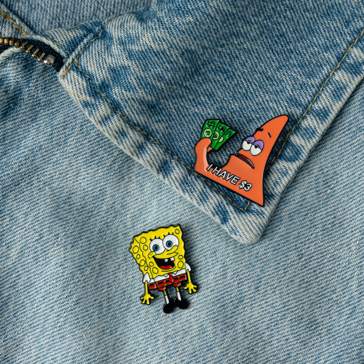 Patrick Star Enamel Pins || The Ugly Socks