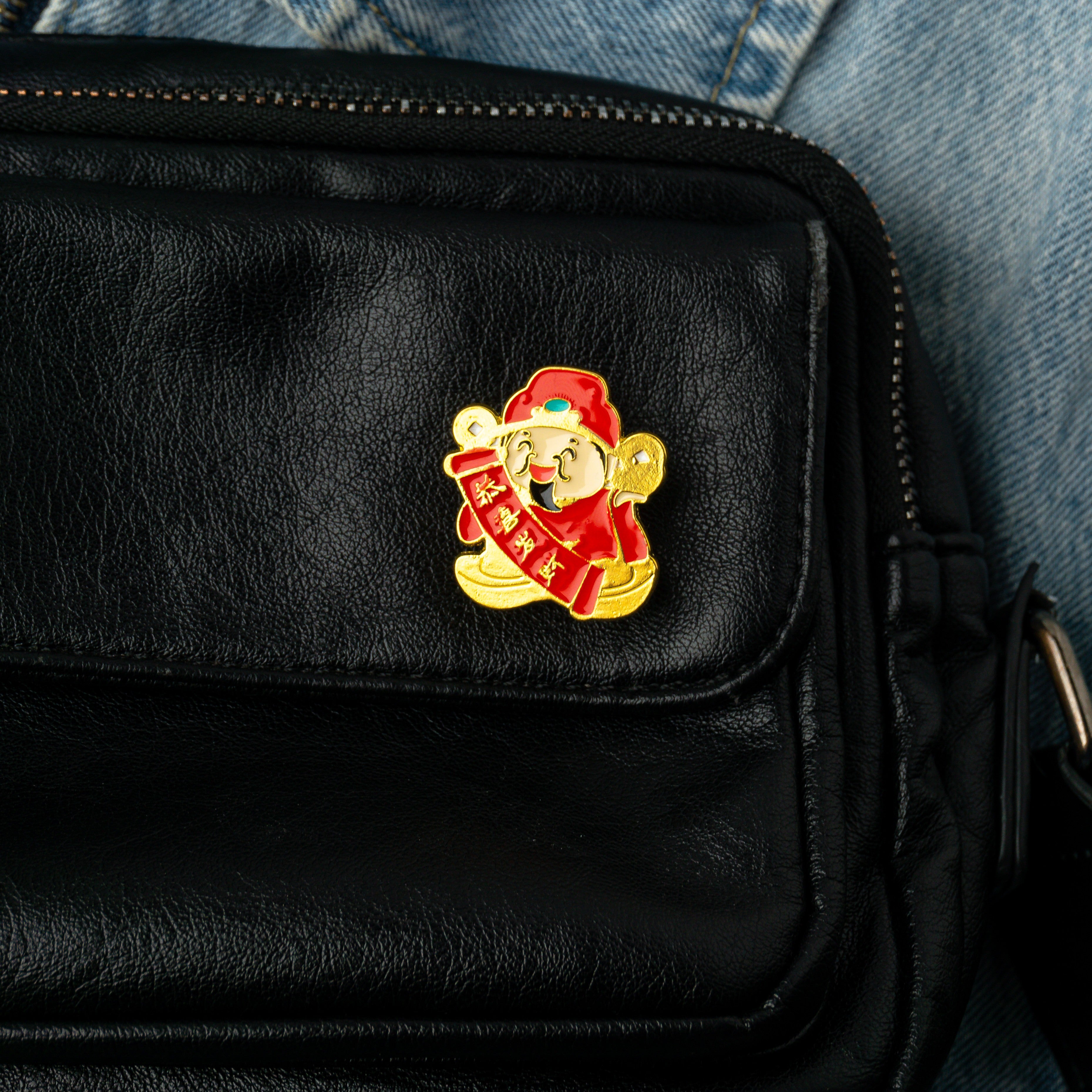 God of Money Enamel Pin
